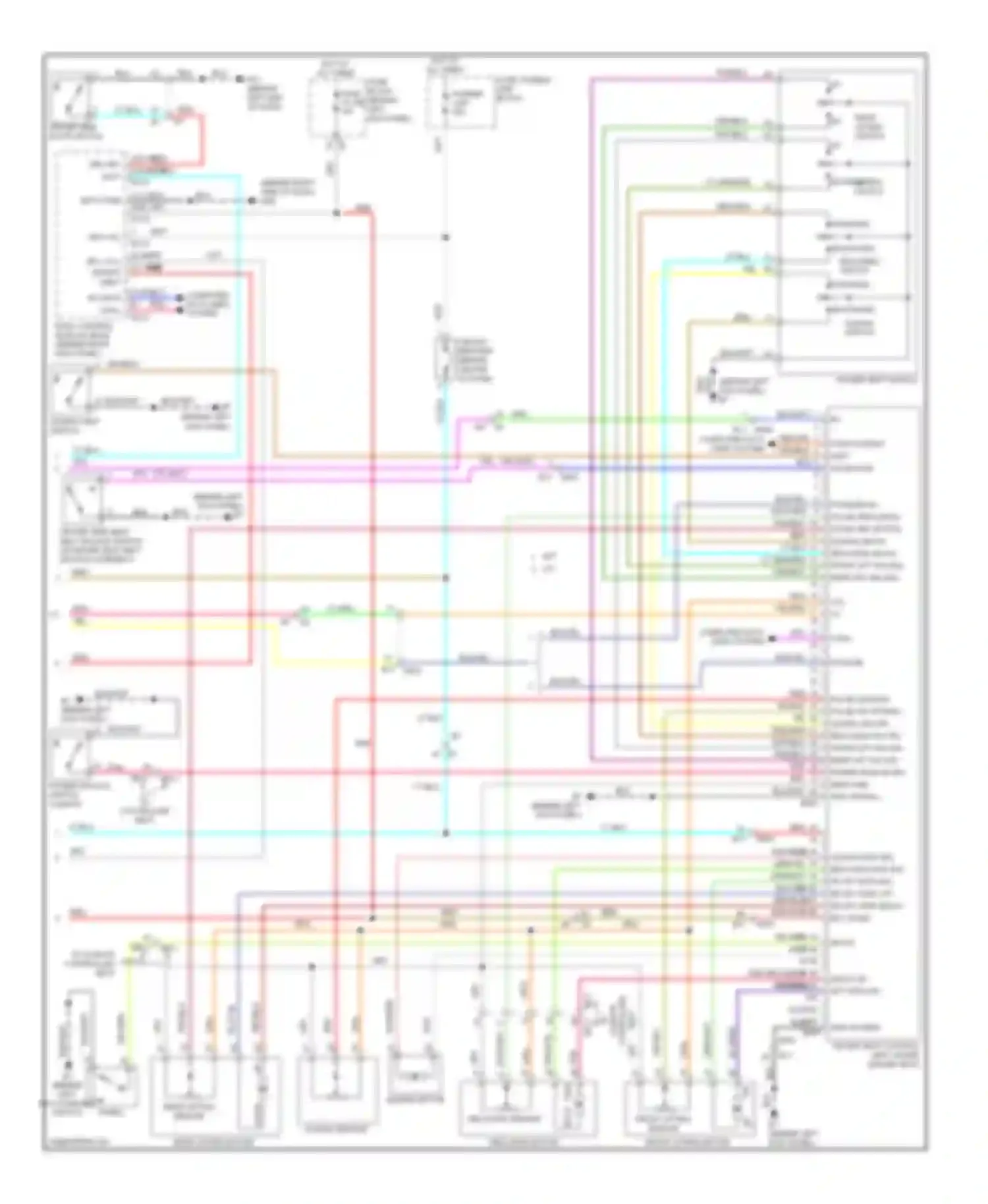 Wiring diagram grn/blk for Infiniti G37 IV facelift (2006-2013) (2 of 8)