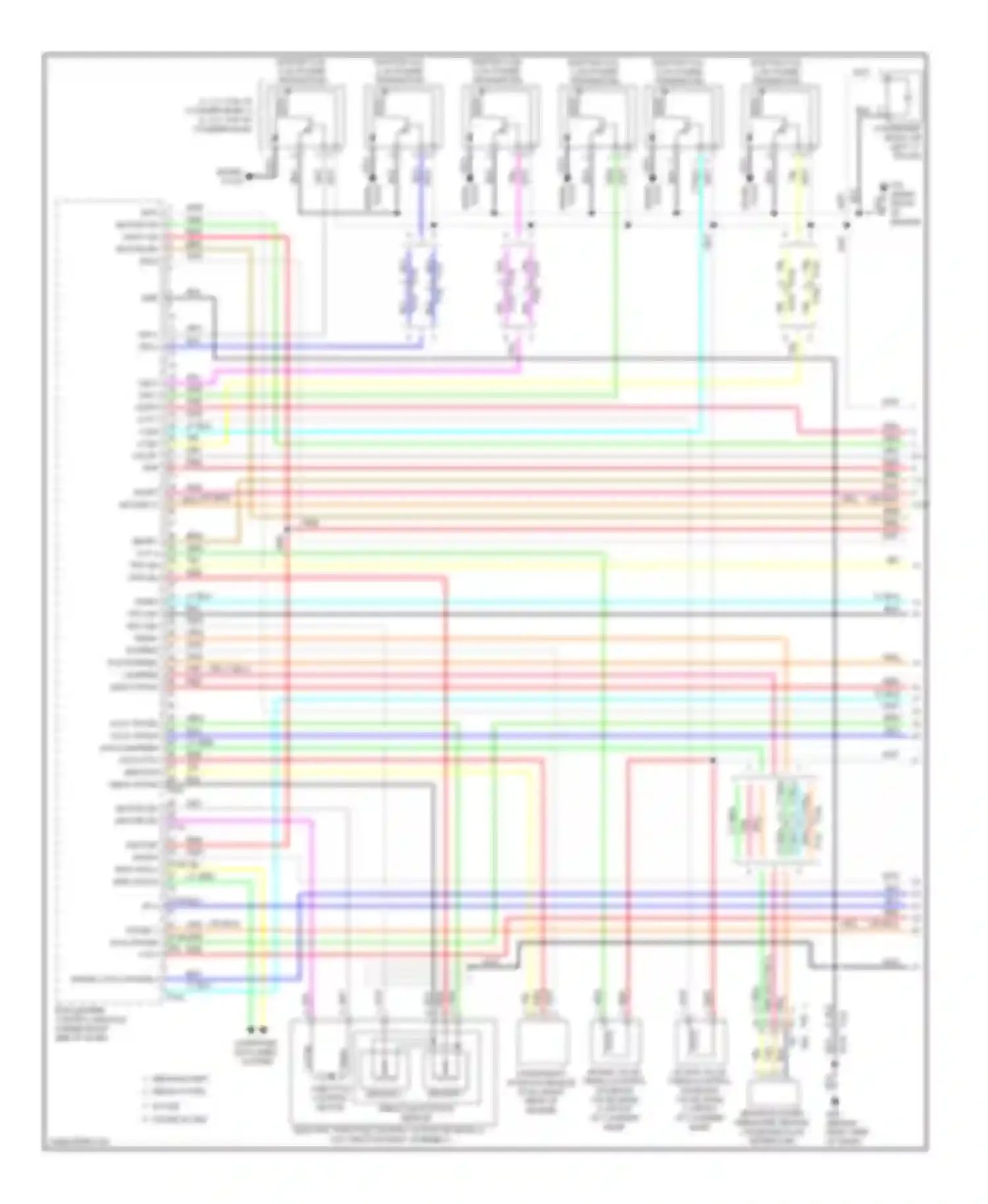 Wiring diagram pnk 2 3 4 5 6 7 8 9 10 11 for Infiniti G37 IV facelift (2006-2013) (1 of 2)