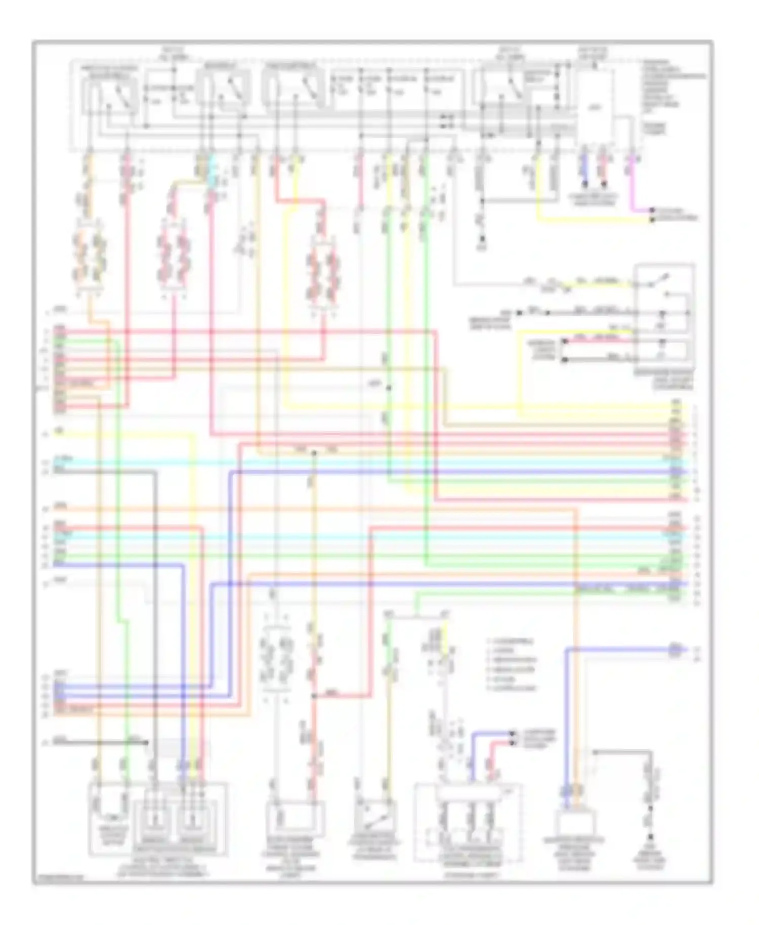 Wiring diagram red for Infiniti G37 IV facelift (2006-2013) (30 of 150)