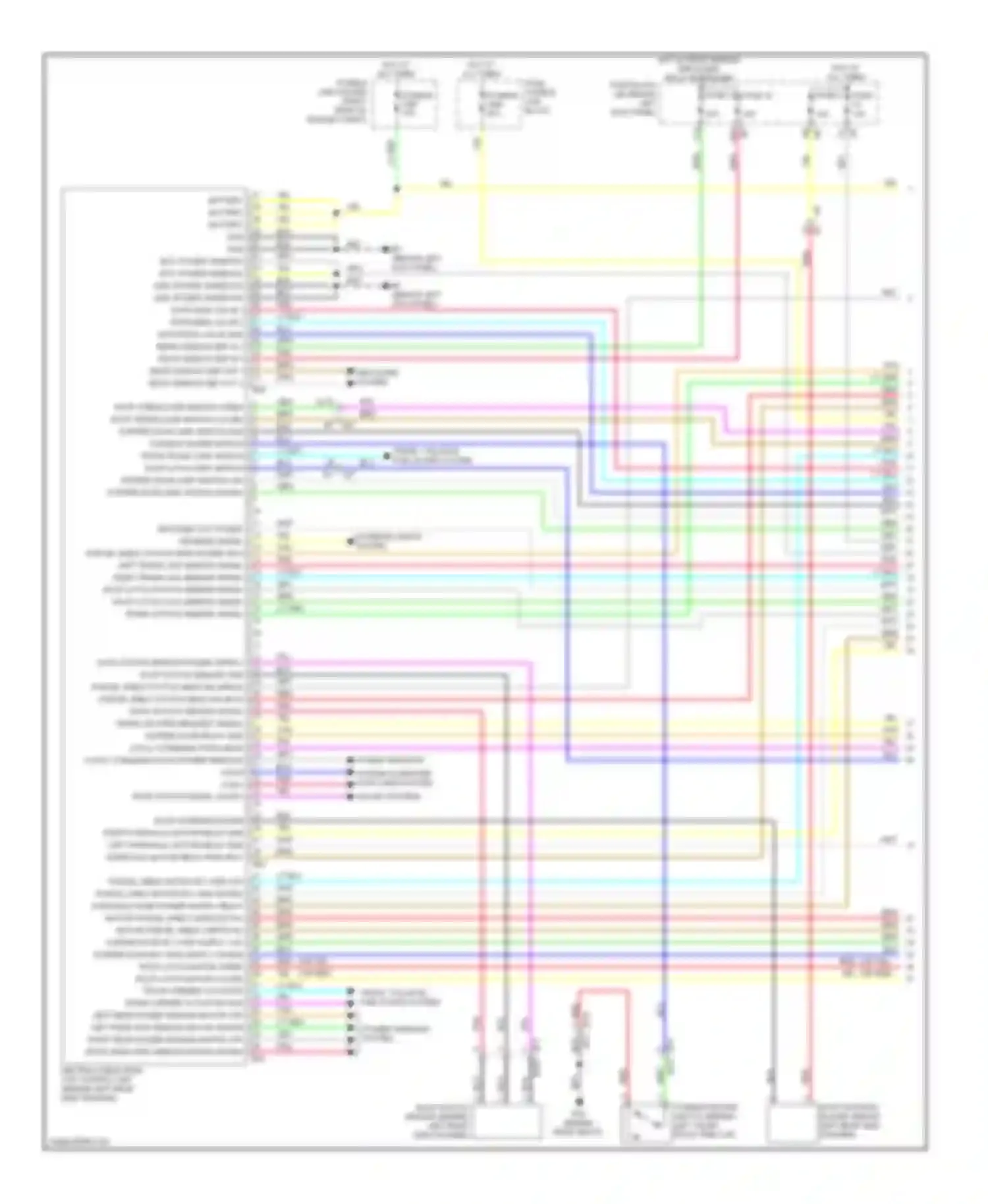 Wiring diagram retained acc power reverse signal for Infiniti G37 IV facelift (2006-2013) (1 of 1)