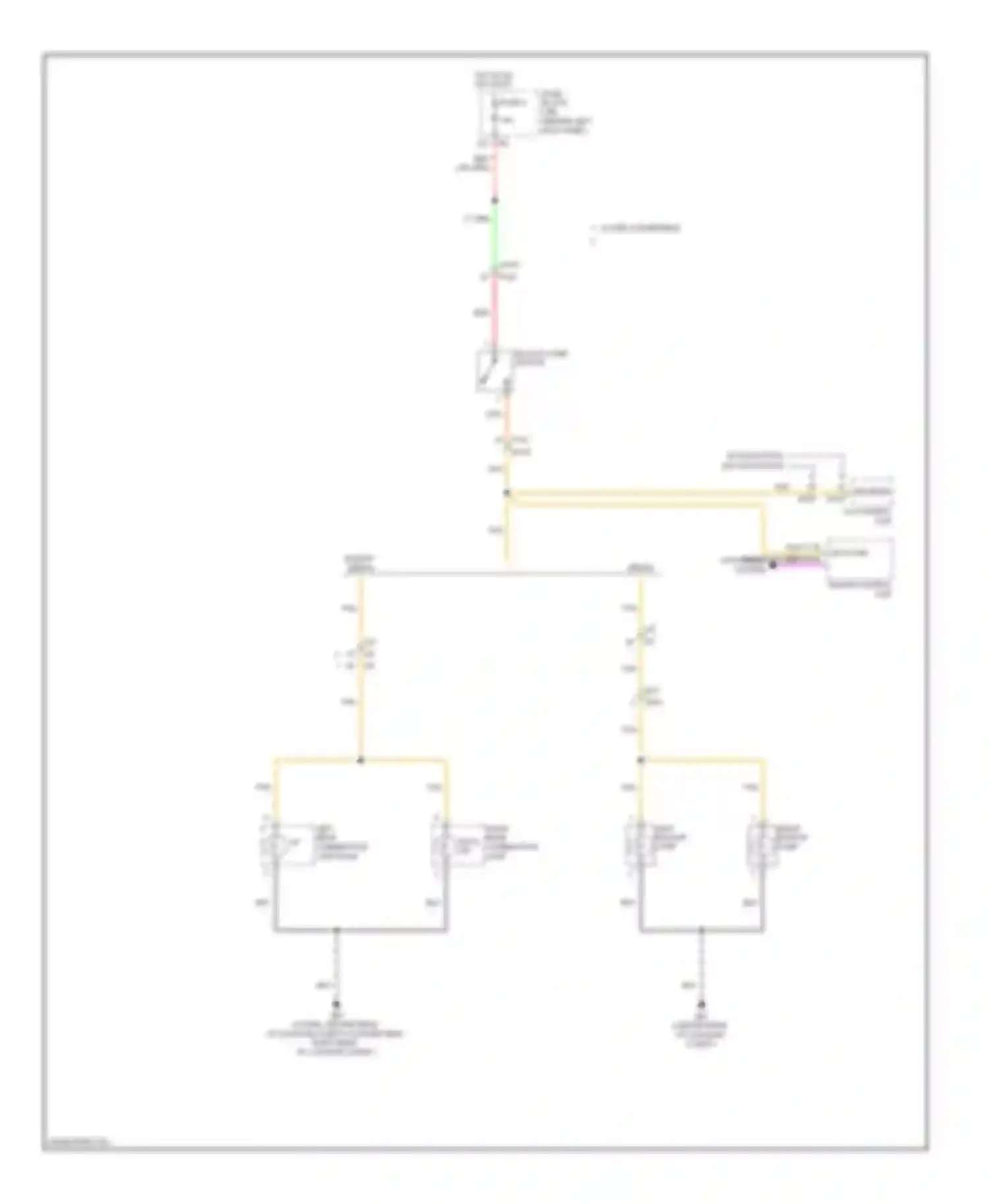 Wiring diagram right backup lamp for Infiniti G37 IV facelift (2006-2013) (2 of 2)
