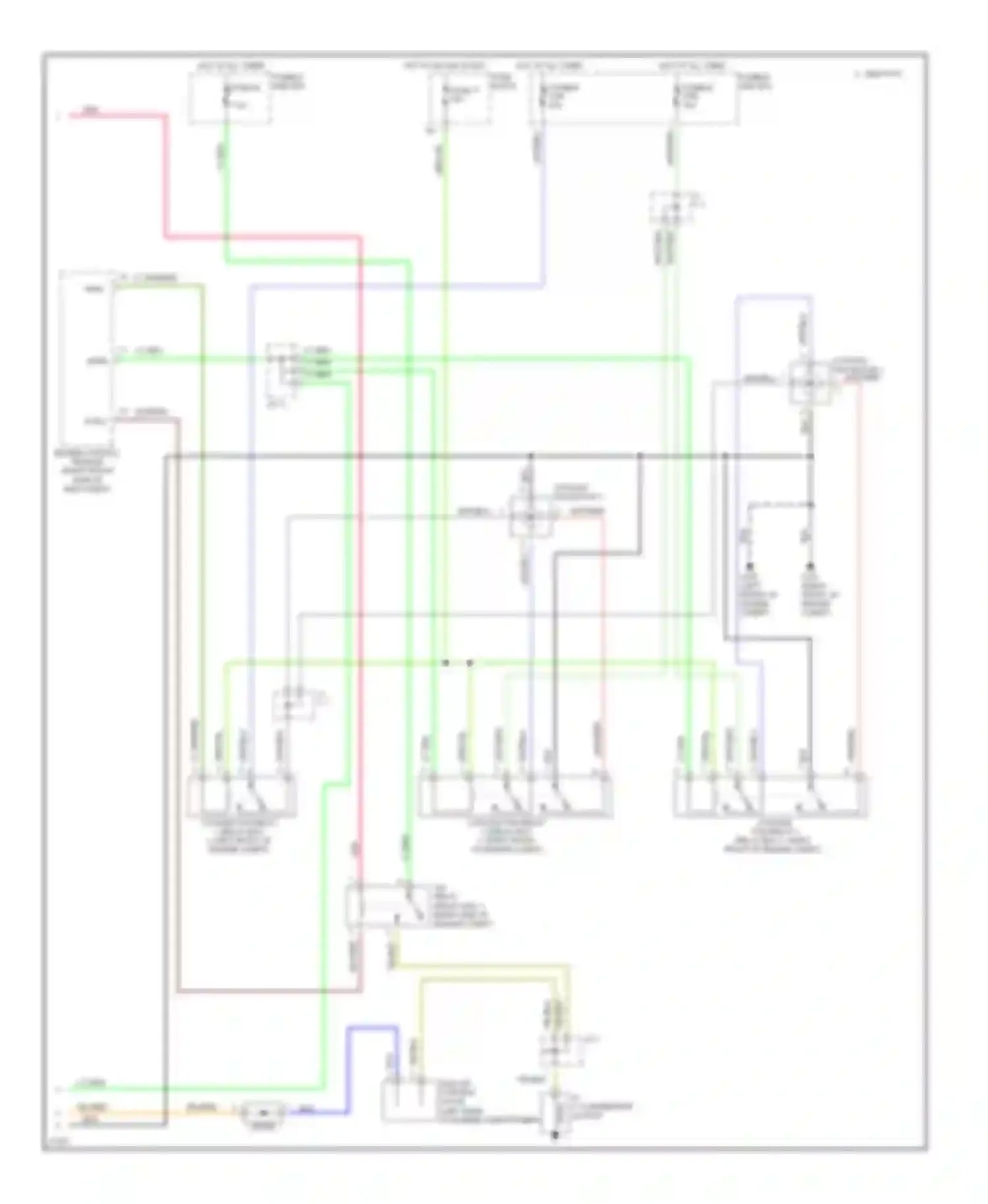 I30 Infiniti I (1995-1999): Air conditioning circuits (2 of 2)