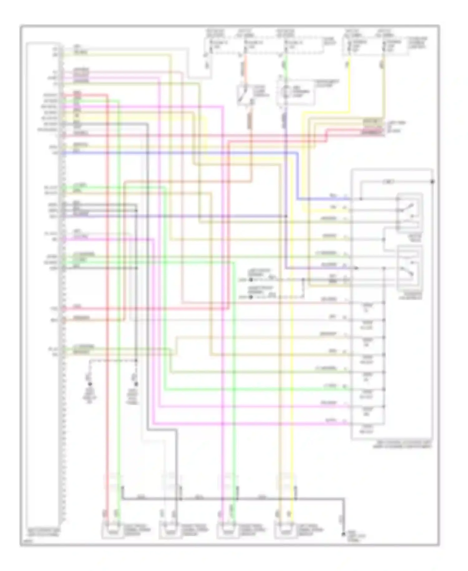 I30 Infiniti I (1995-1999): Anti-lock brake circuits