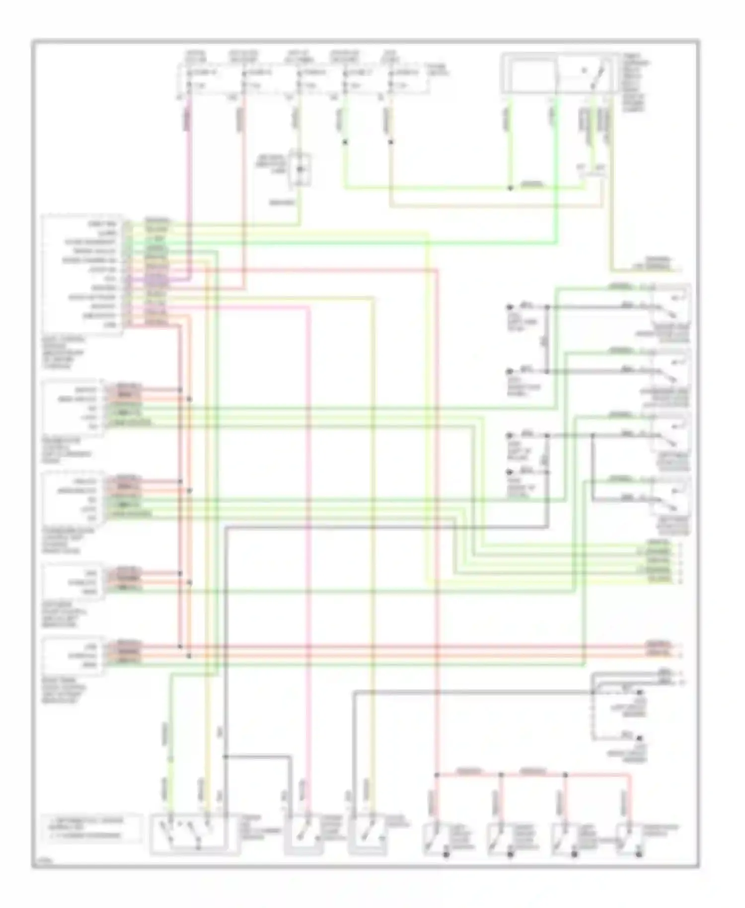 I30 Infiniti I (1995-1999): Anti-theft circuit (1 of 2)
