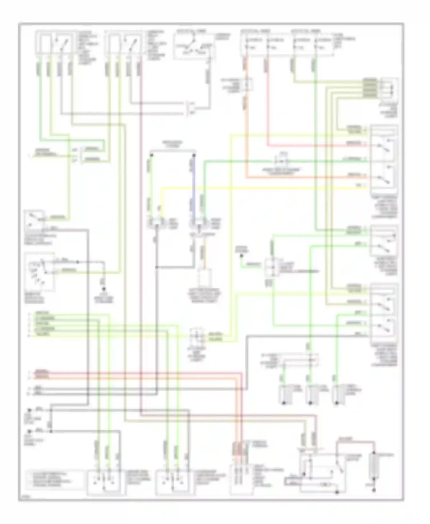 I30 Infiniti I (1995-1999): Anti-theft circuit (2 of 2)