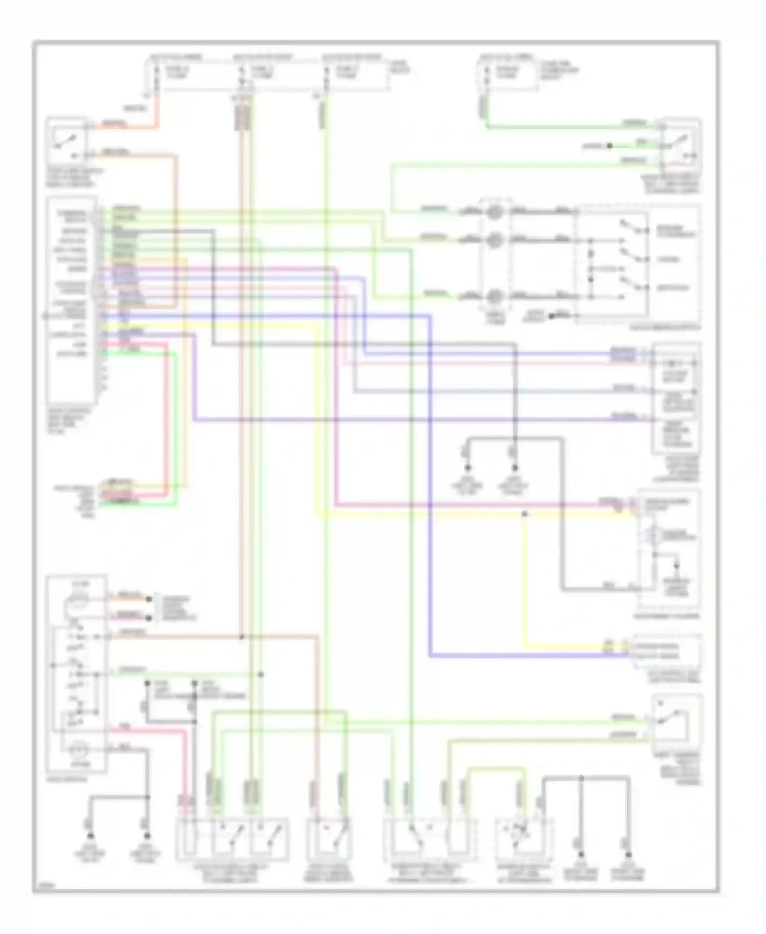 I30 Infiniti I (1995-1999): Cruise control circuit, a/t