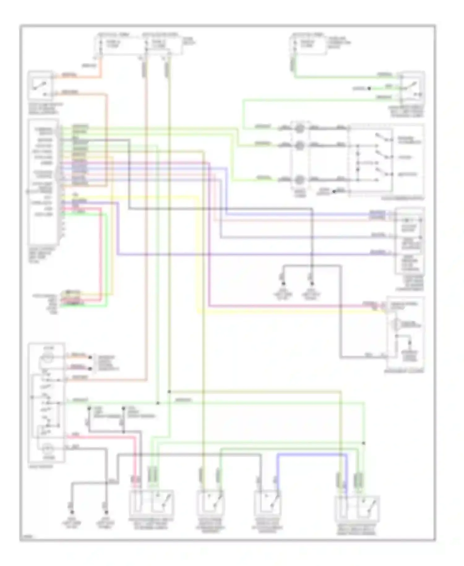 I30 Infiniti I (1995-1999): Cruise control circuit, m/t