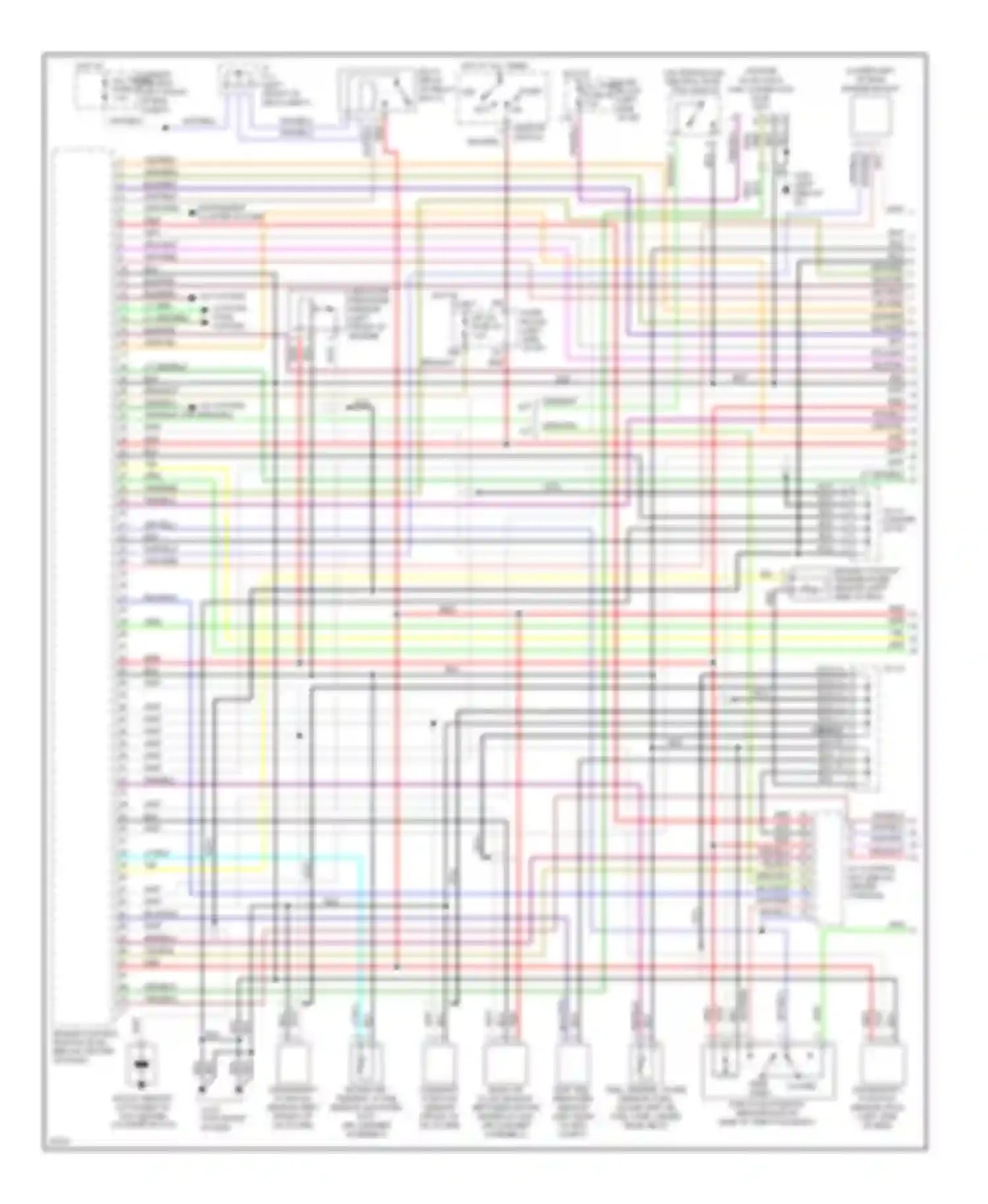 I30 Infiniti I (1995-1999): Wiring diagram engine performance 3.0ls (1 of 2)