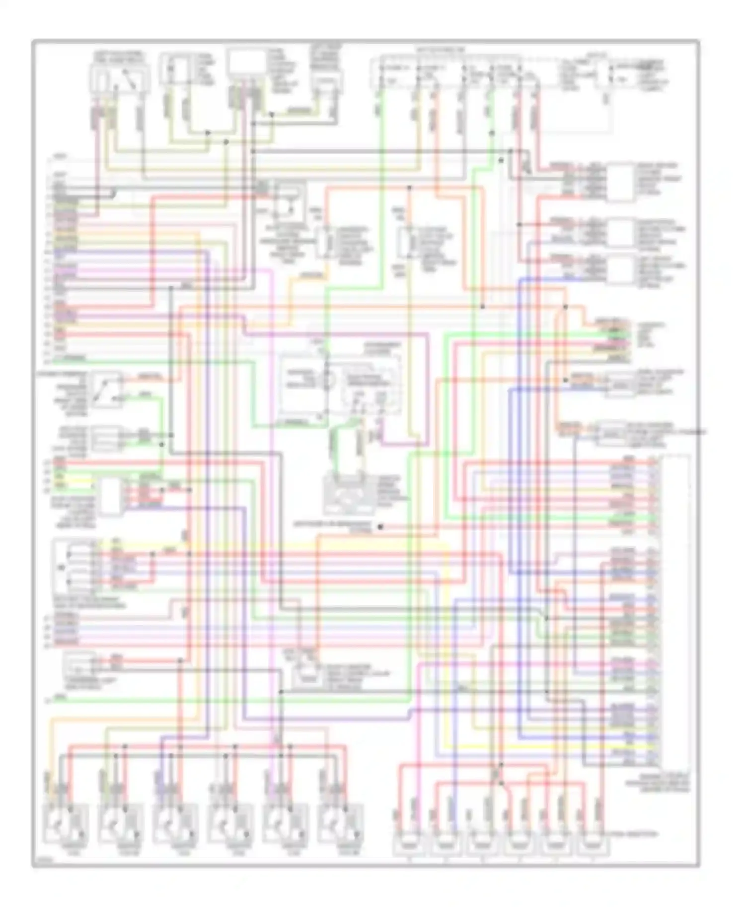 I30 Infiniti I (1995-1999): Wiring diagram engine performance 3.0ls (2 of 2)