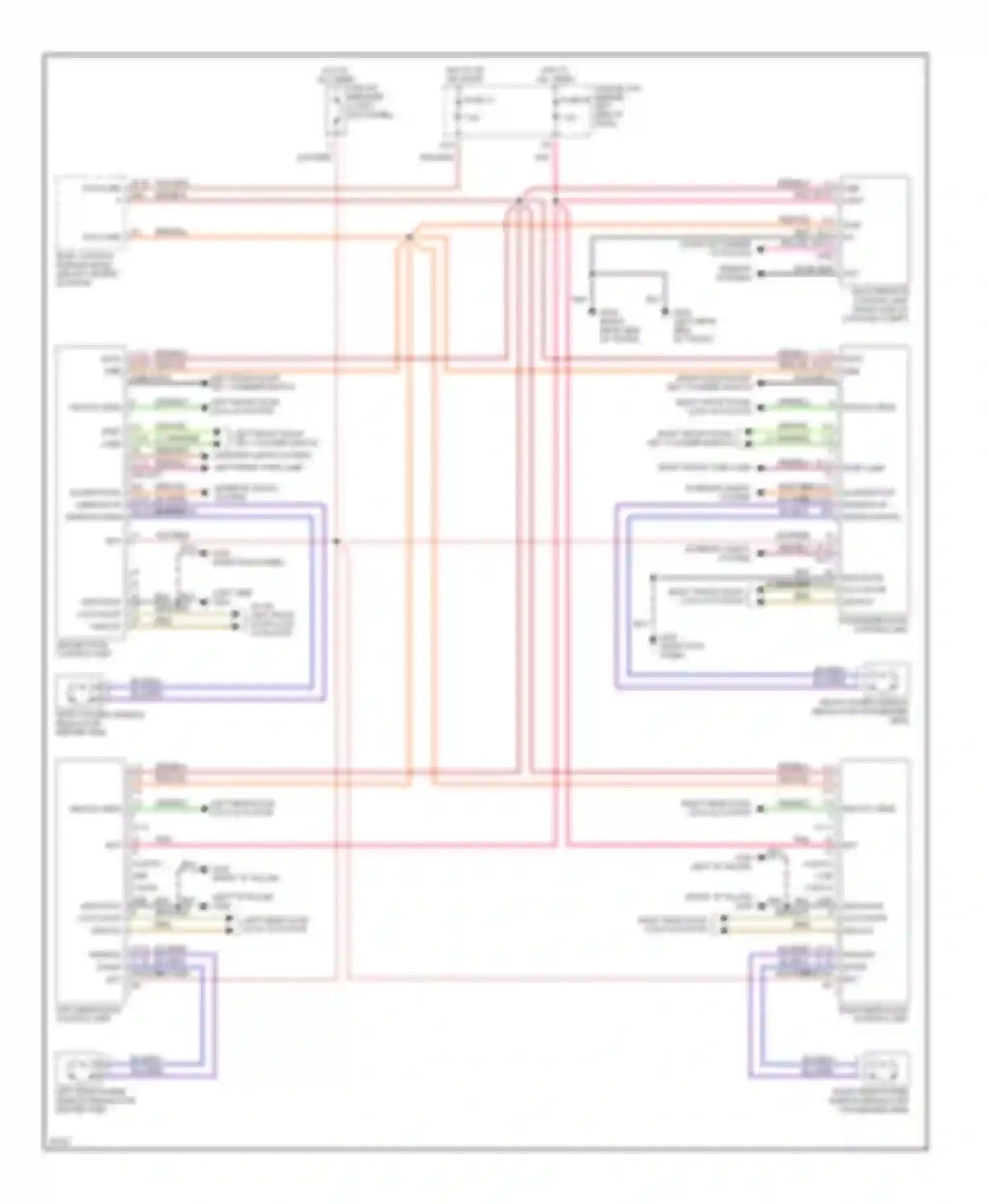 I30 Infiniti I (1995-1999): Power window circuit