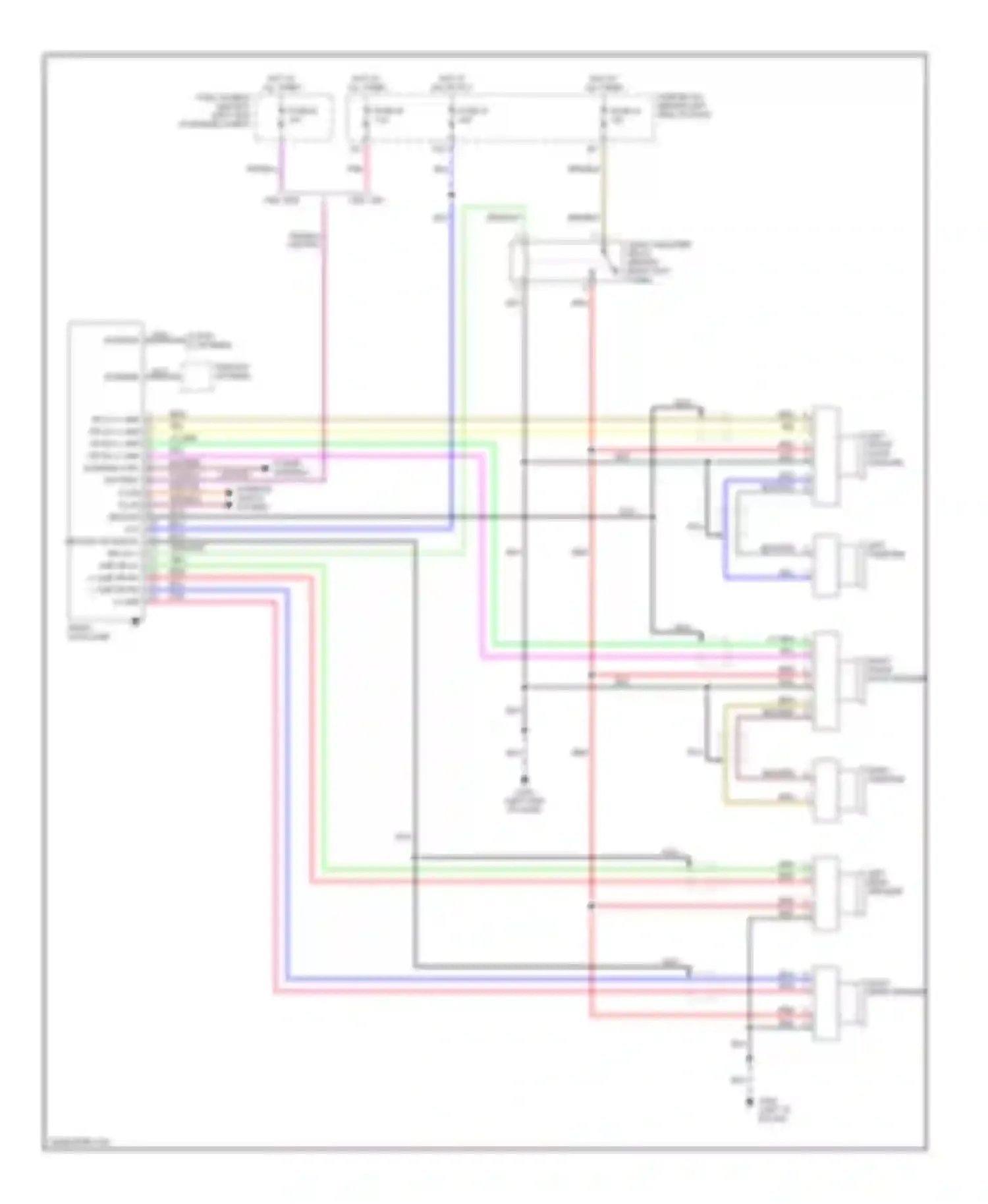 I30 Infiniti I (1995-1999): Radio circuits