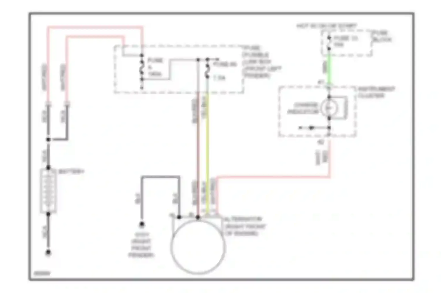 I30 Infiniti I (1995-1999): Charging circuit