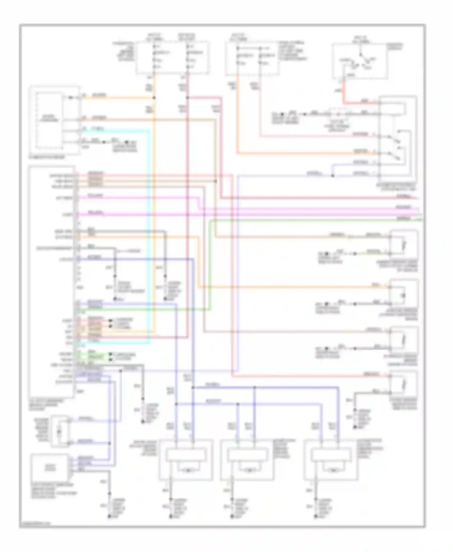 I35 Infiniti II (2000-2004): Automatic a/c circuit (1 of 2)
