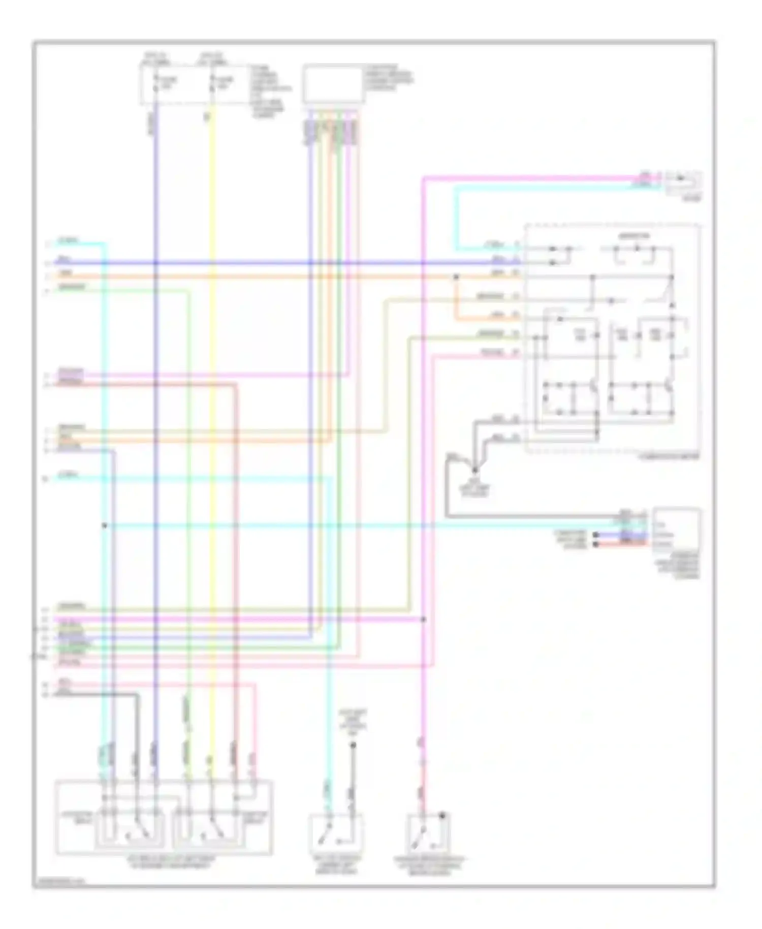 I35 Infiniti II (2000-2004): Anti-lock brake circuits, with dynamic stability control (2 of
2)