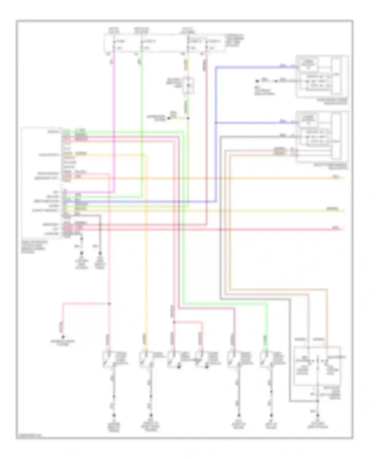 I35 Infiniti II (2000-2004): Anti-theft circuit (1 of 2)