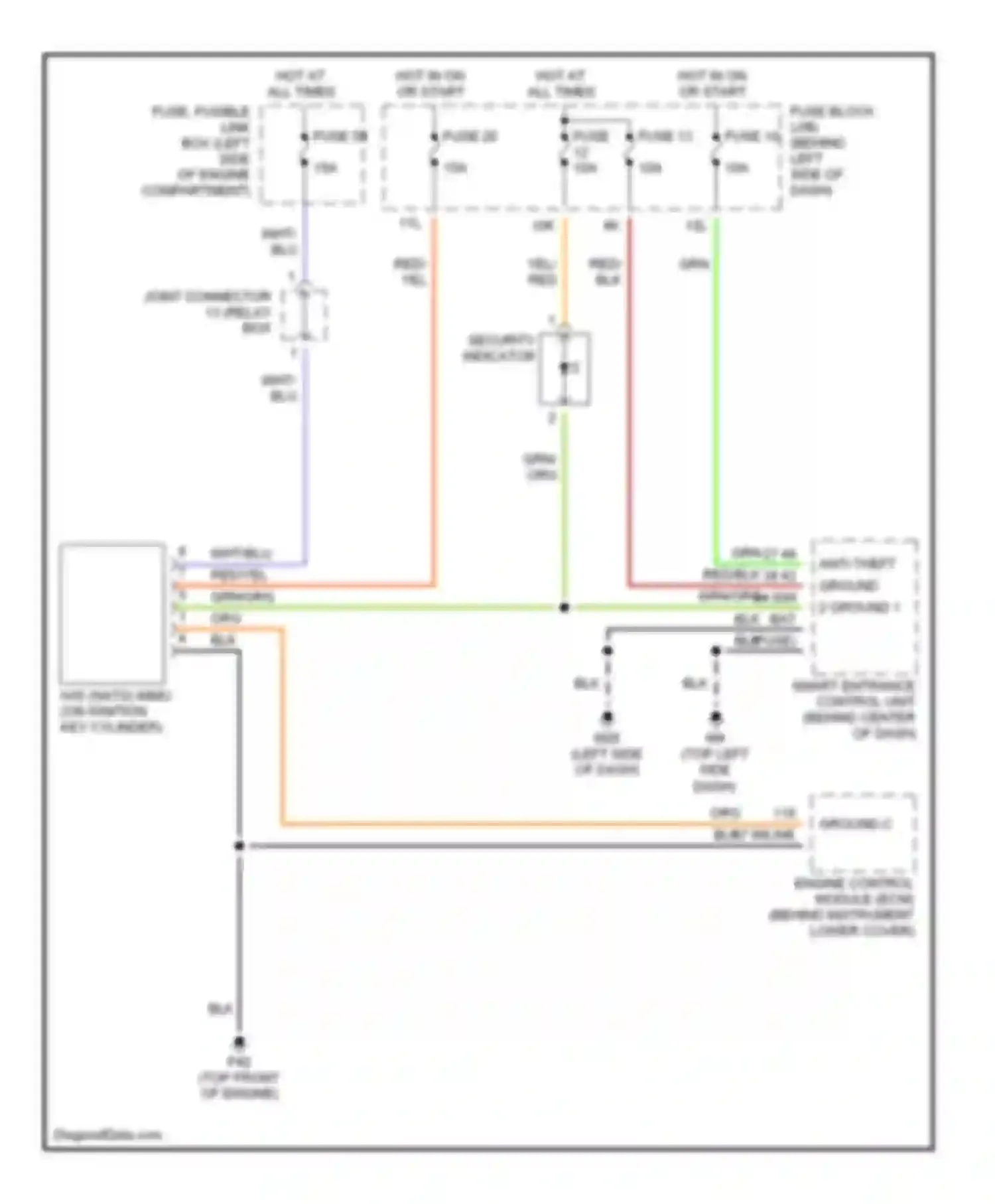 I35 Infiniti II (2000-2004): Immobilizer circuit (nats)