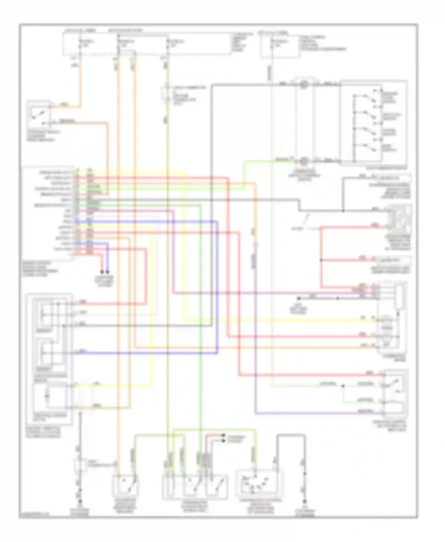 I35 Infiniti II (2000-2004): Cruise control circuit