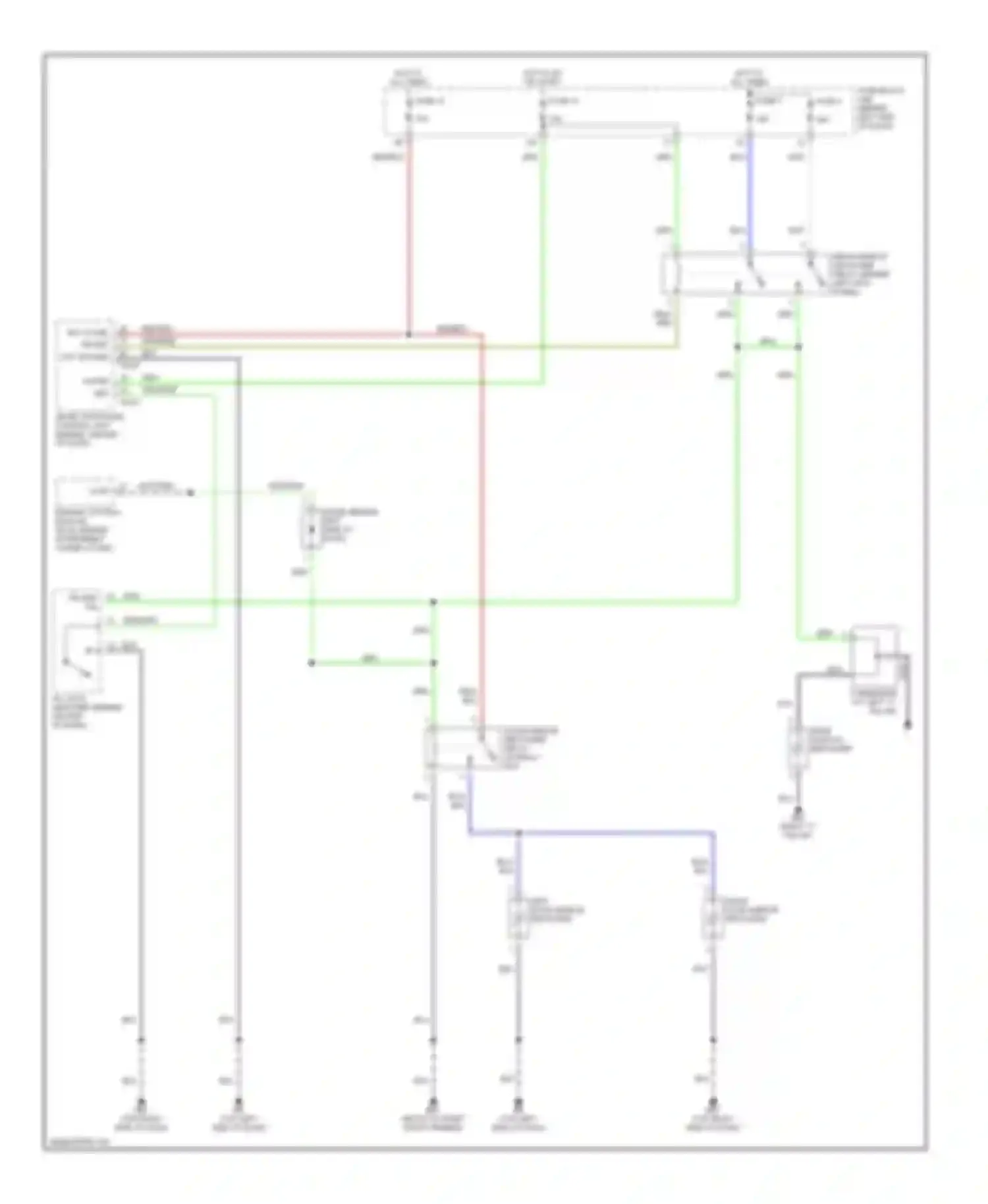 I35 Infiniti II (2000-2004): Defogger circuit