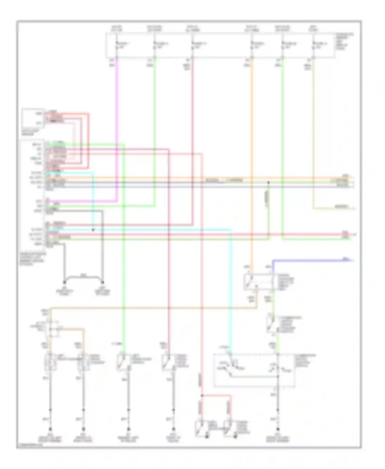 I35 Infiniti II (2000-2004): Headlight circuit, canada (1 of 2)