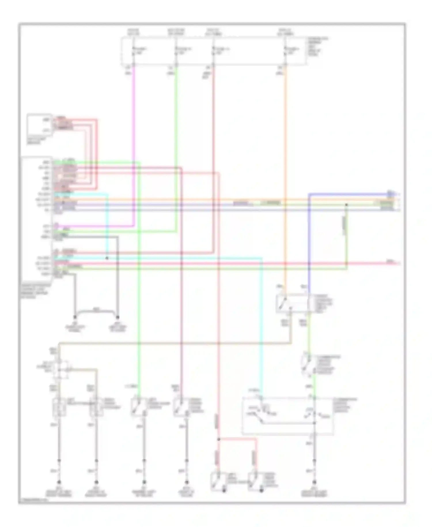 I35 Infiniti II (2000-2004): Headlight circuit, usa (1 of 2)