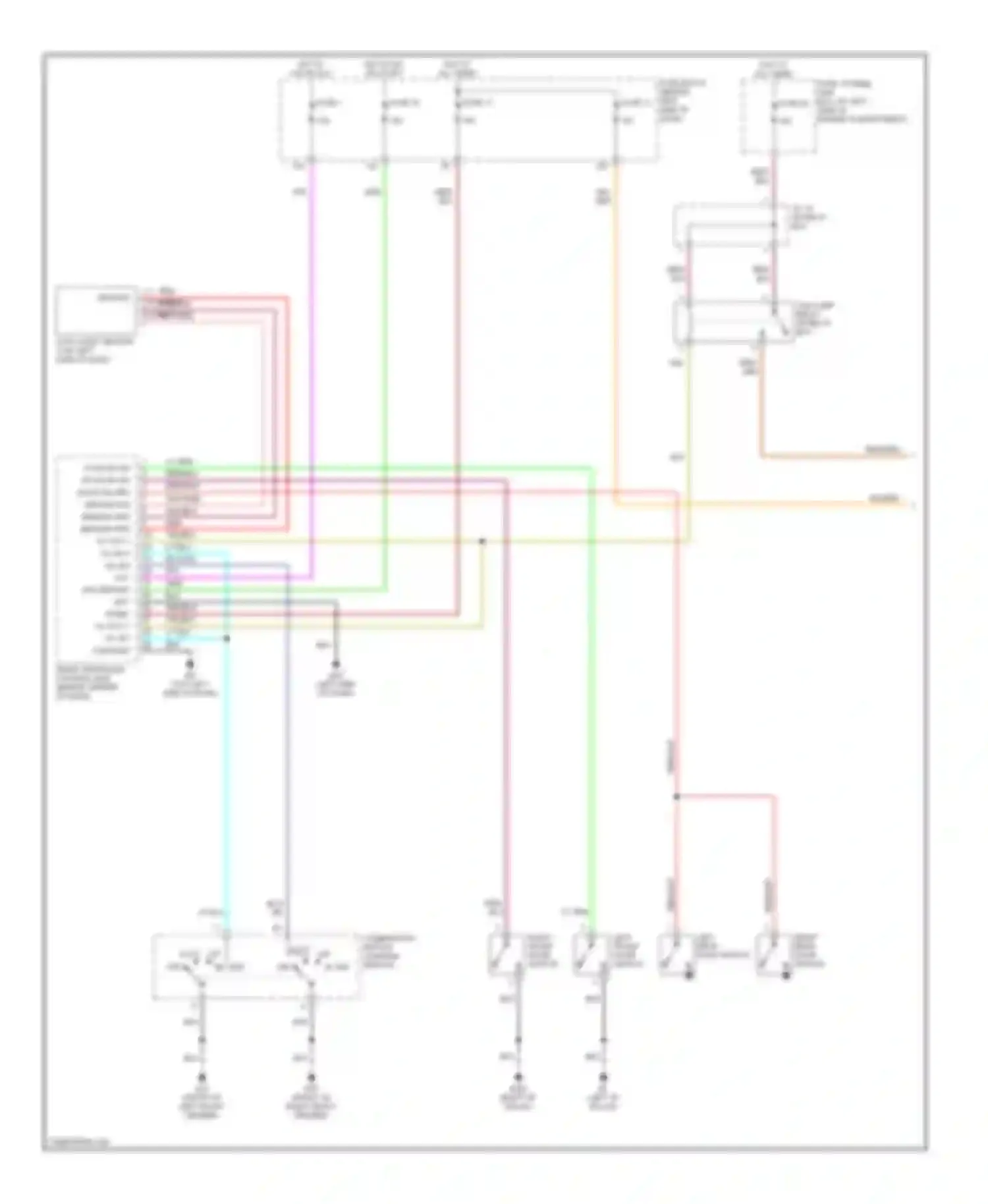 I35 Infiniti II (2000-2004): Instrument illumination circuit (1 of 2)