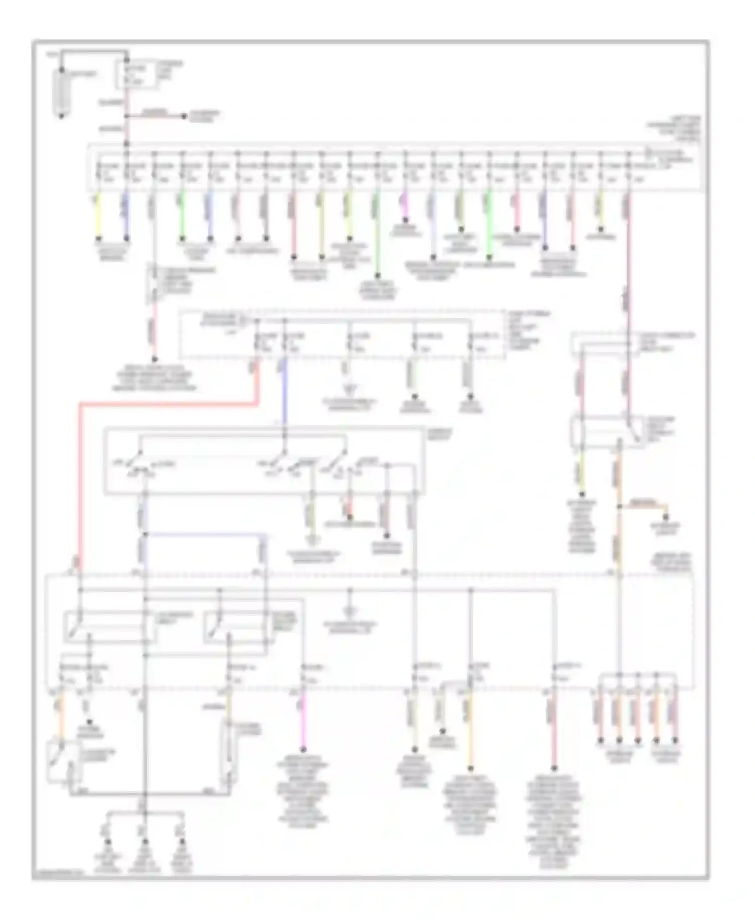 I35 Infiniti II (2000-2004): Power distribution circuit (1 of 2)