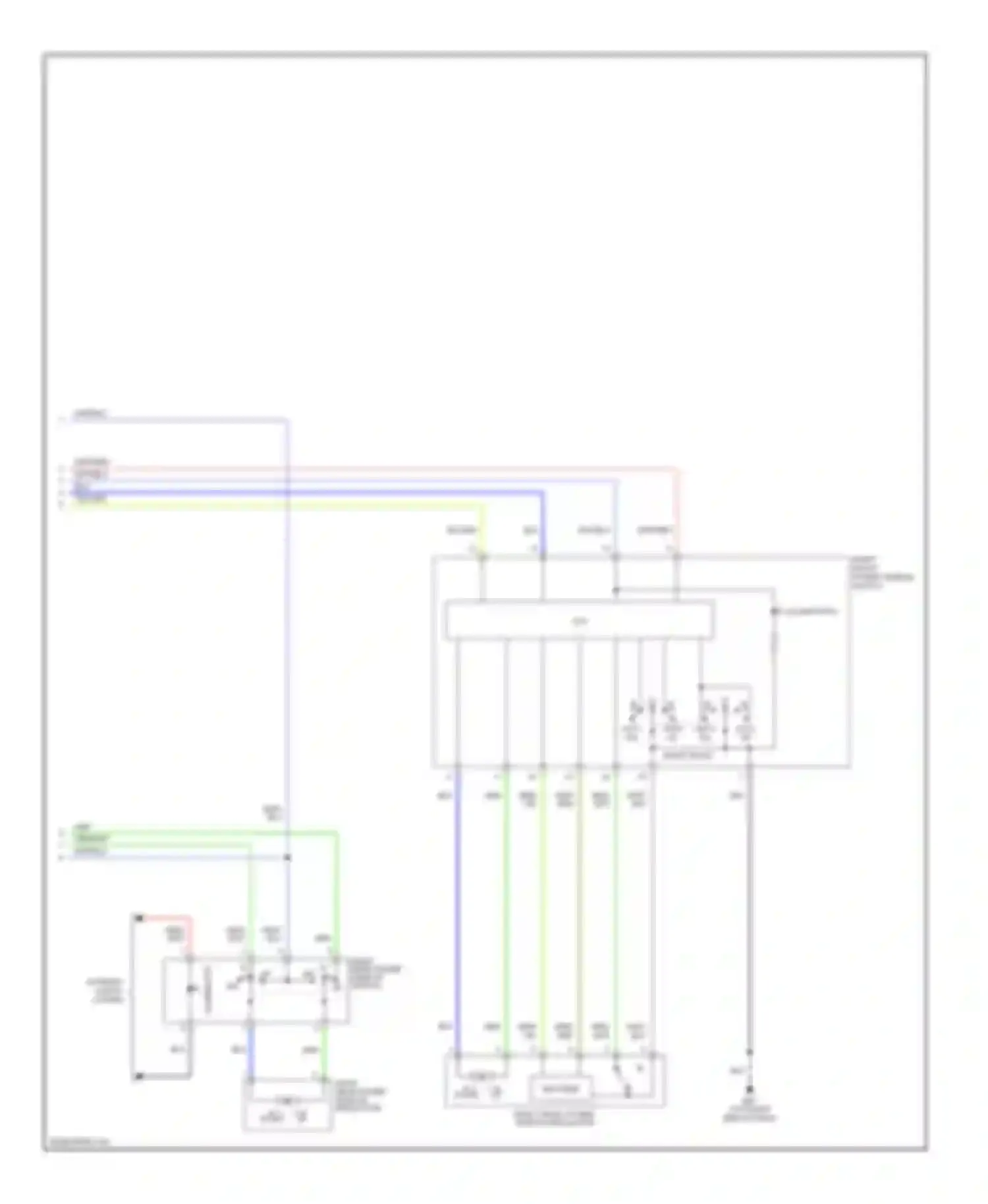 I35 Infiniti II (2000-2004): Power window circuit (2 of 2)