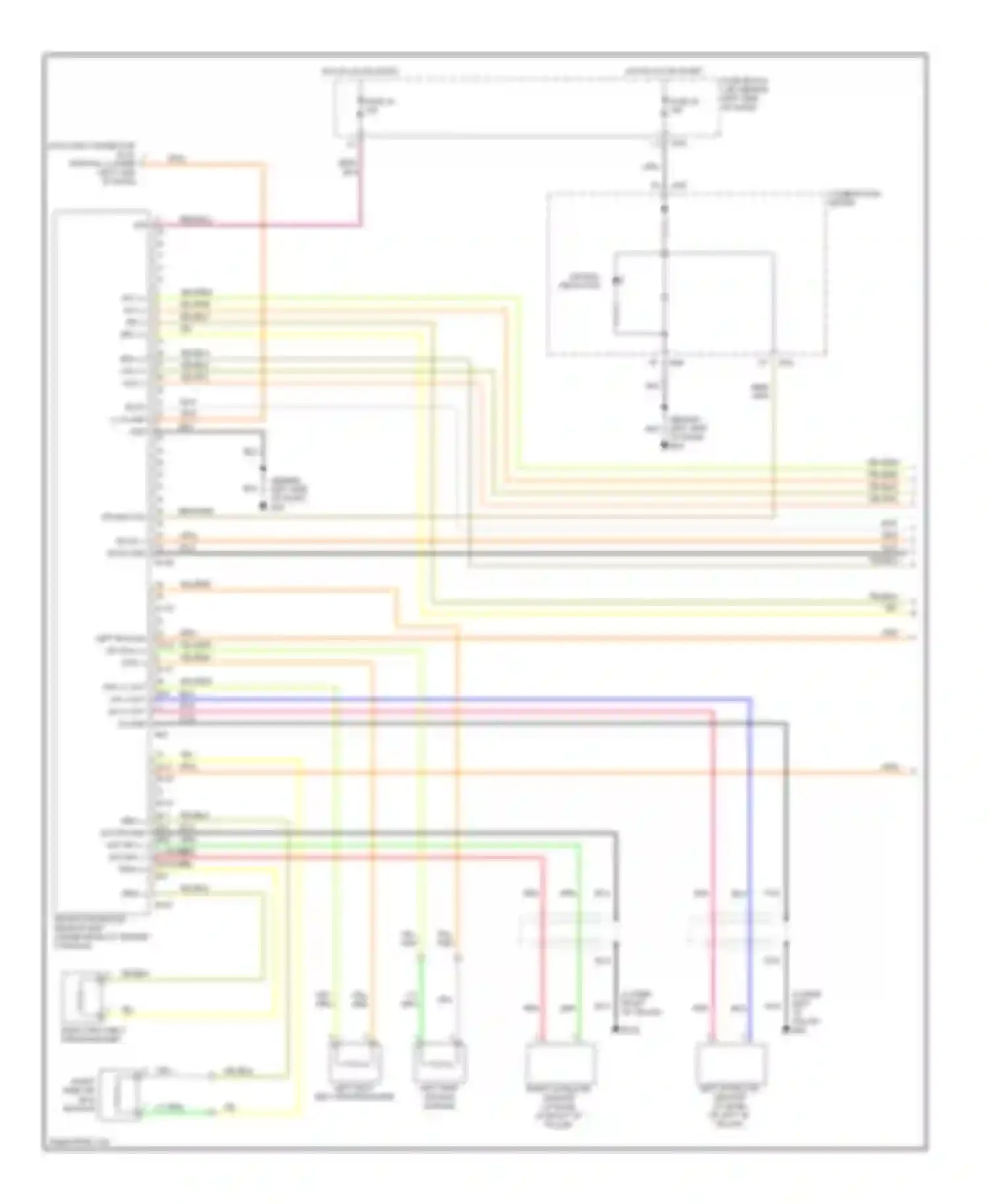 I35 Infiniti II (2000-2004): Supplemental restraint circuit (1 of 2)