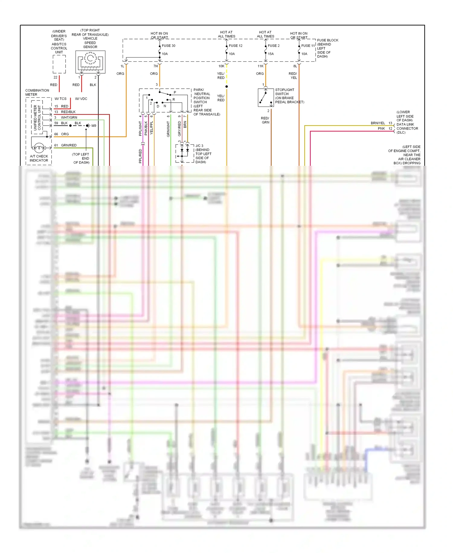 Infiniti I35 II (2000-2004) automatic transaxle wiring diagram  (1 of 1)