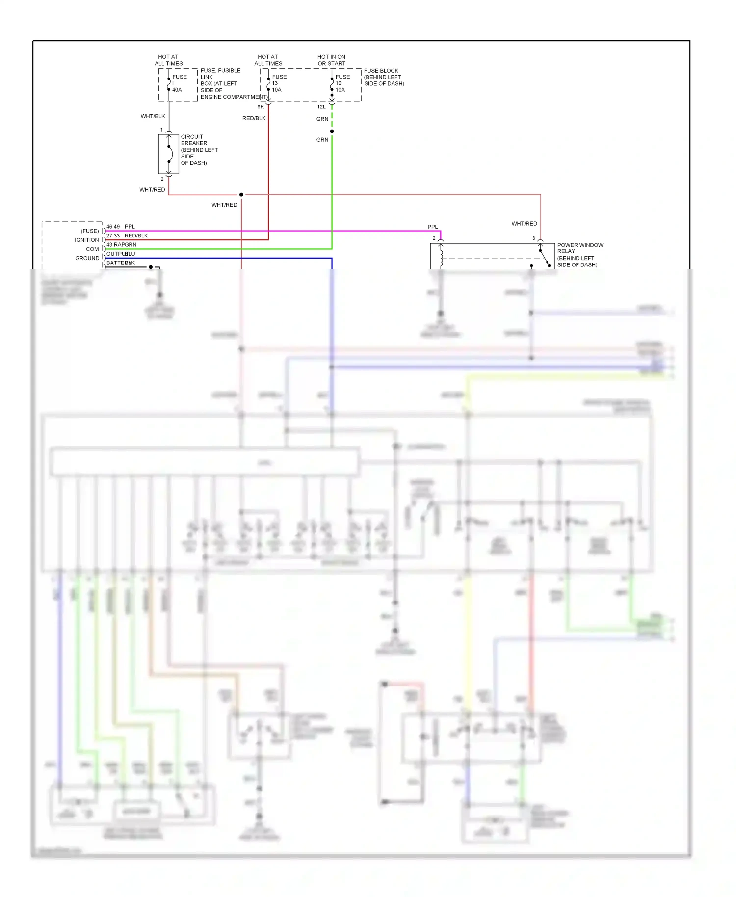 Infiniti I35 II (2000-2004) encoder wiring diagram  (3 of 4)