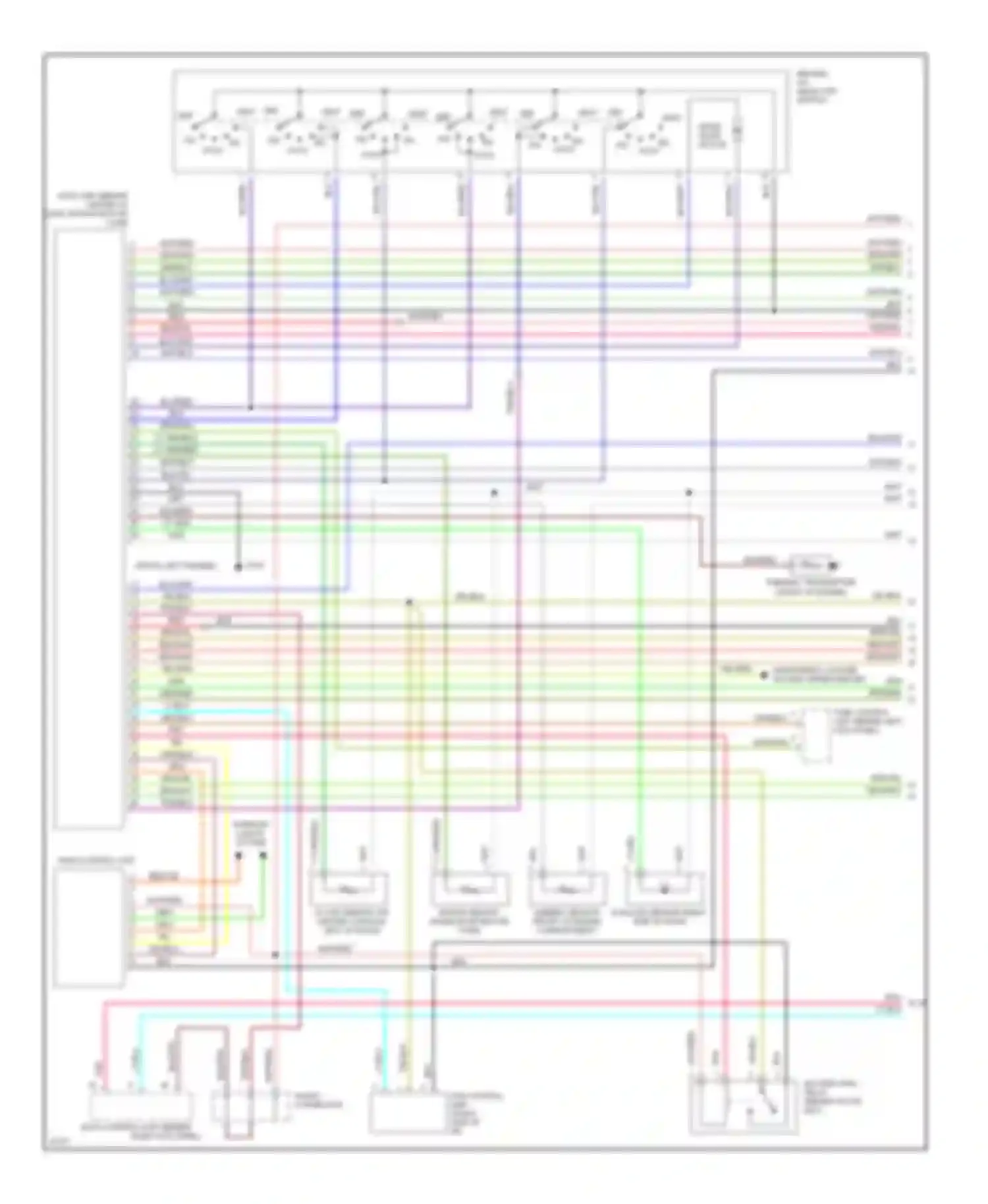 J30 Infiniti I (1992-1997): Air conditioning circuits (1 of 2)