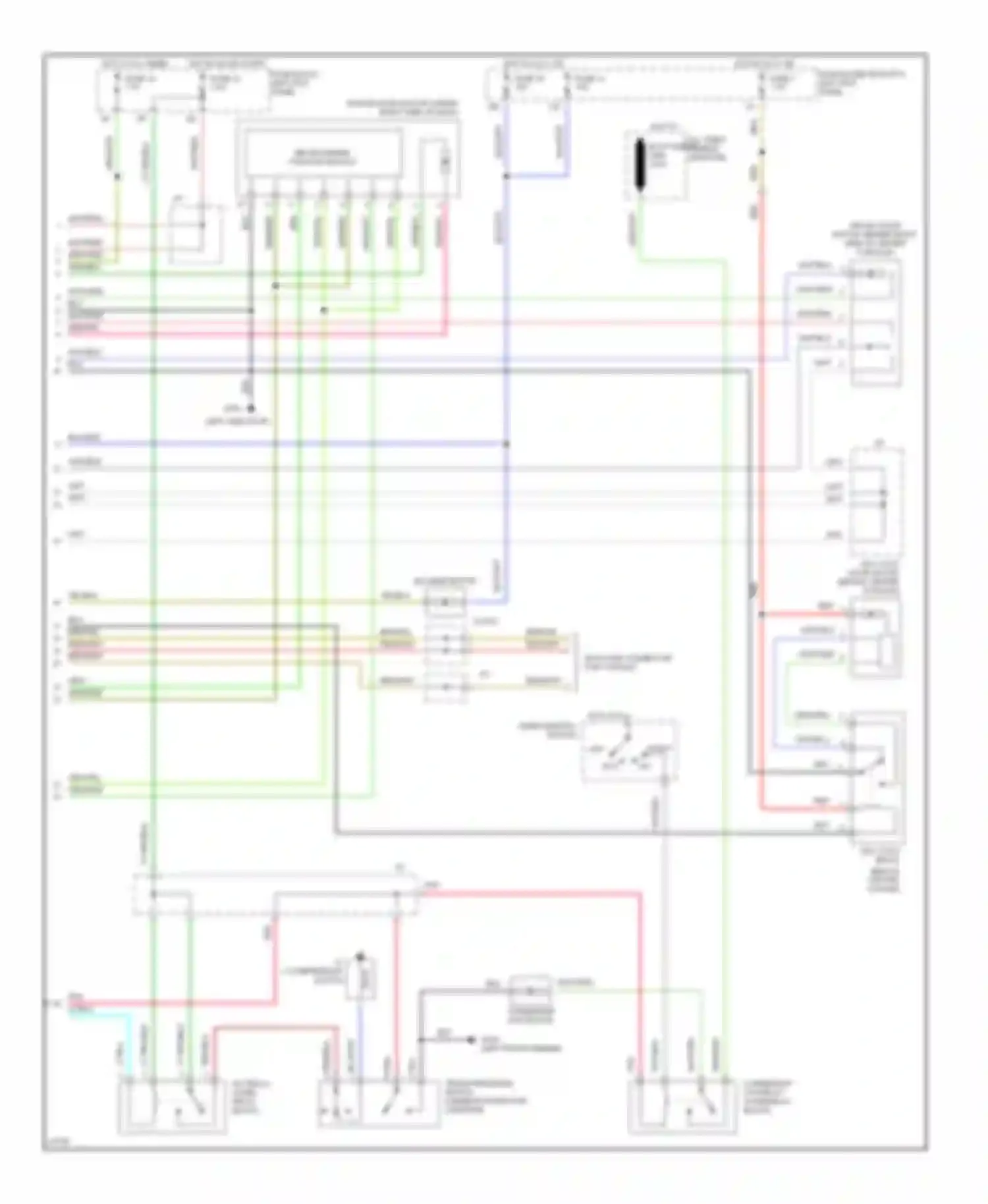 J30 Infiniti I (1992-1997): Air conditioning circuits (2 of 2)