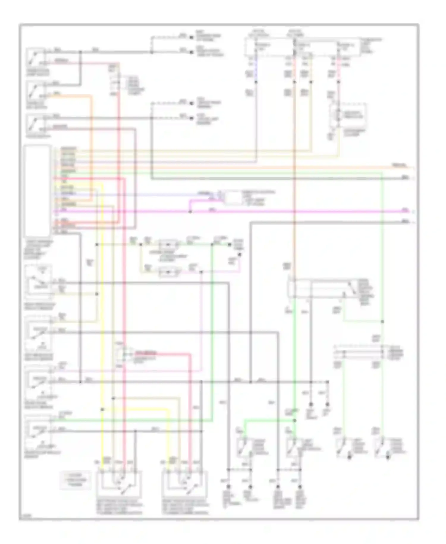 J30 Infiniti I (1992-1997): Anti-theft circuit (1 of 2)
