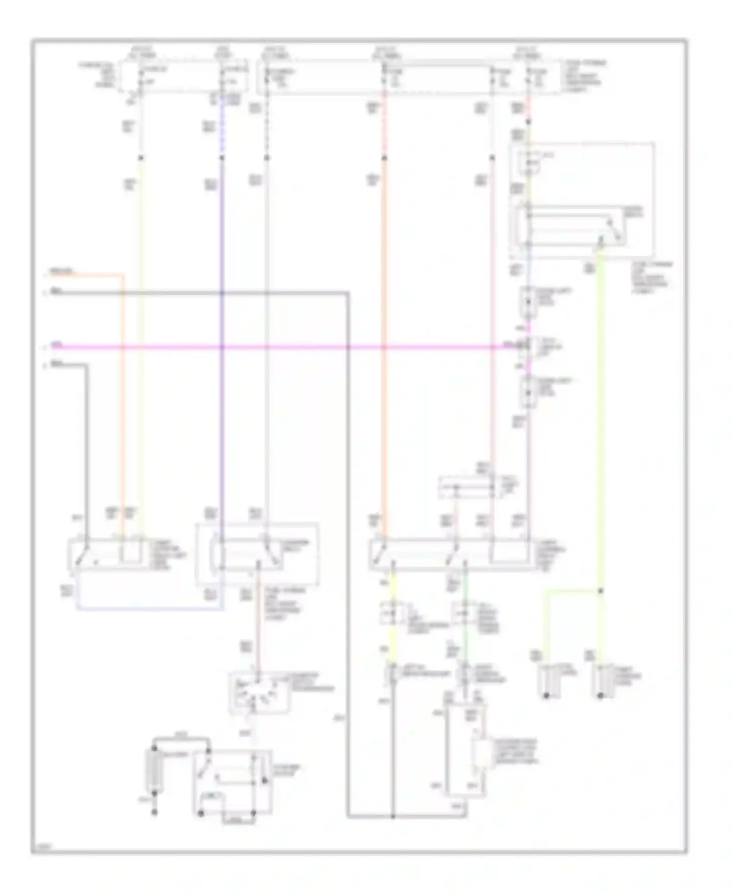 J30 Infiniti I (1992-1997): Anti-theft circuit (2 of 2)