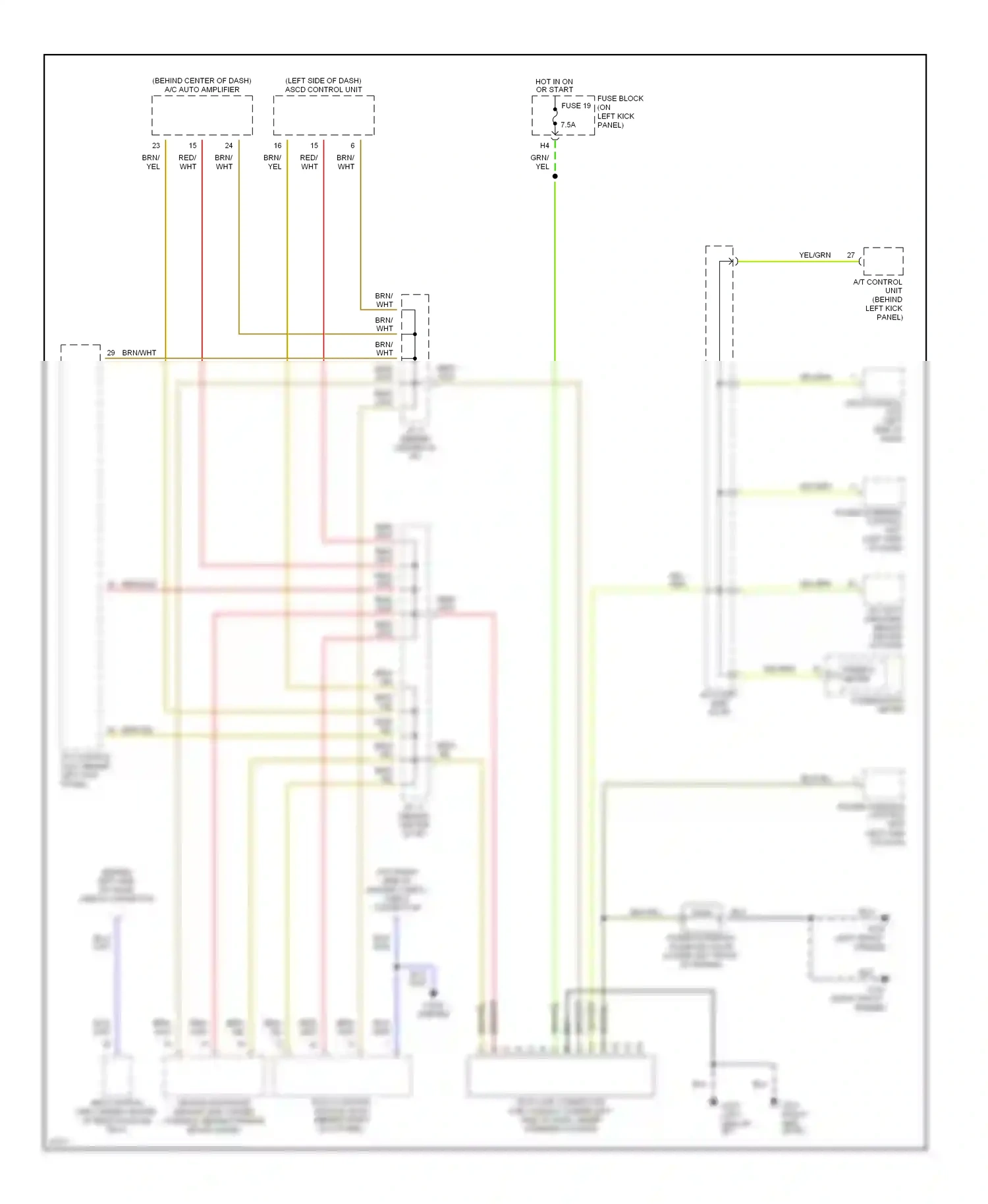 Computer data lines — Computer data lines. Infiniti J30 I (1992-1997)