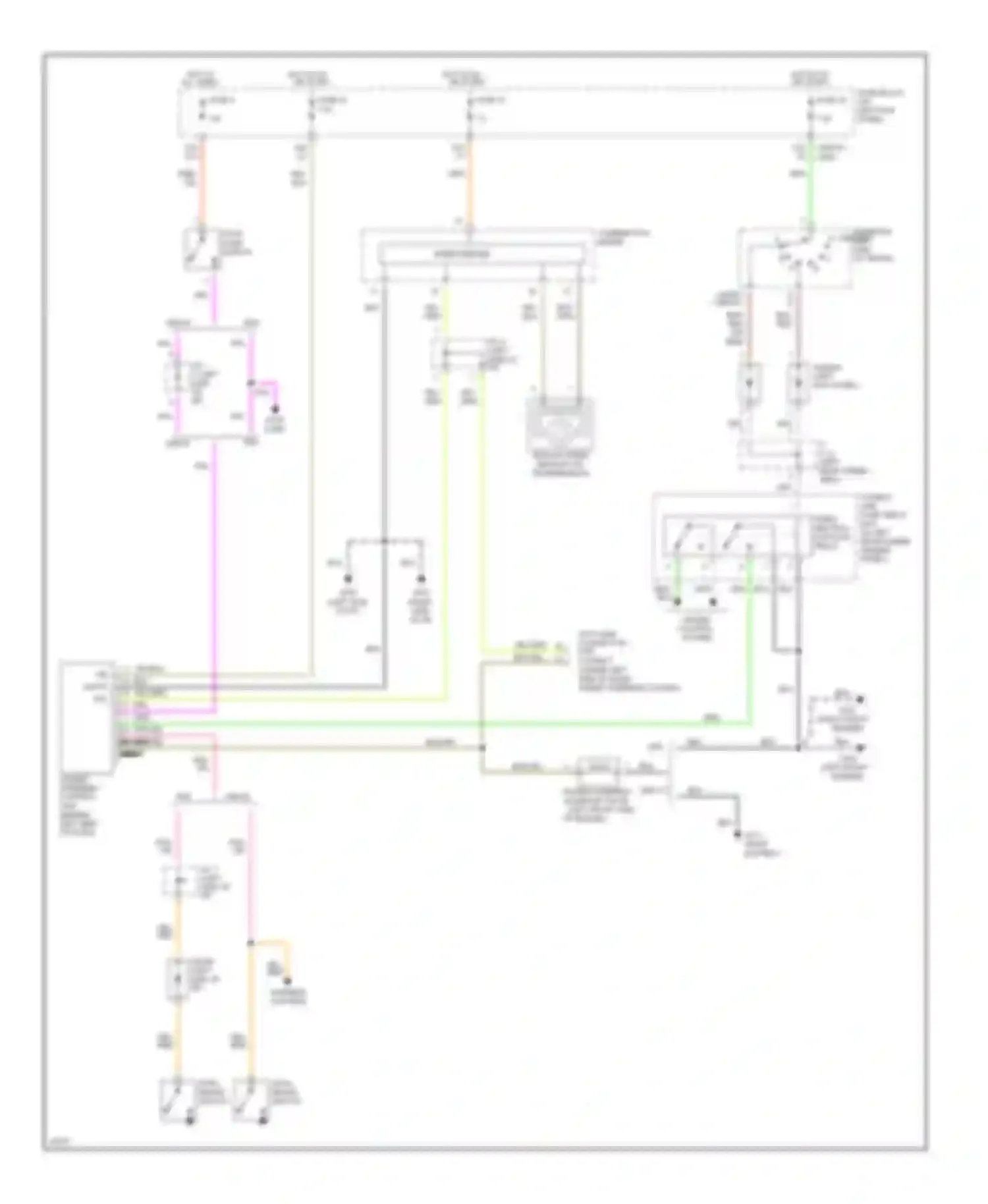 J30 Infiniti I (1992-1997): Electronic power steering circuit