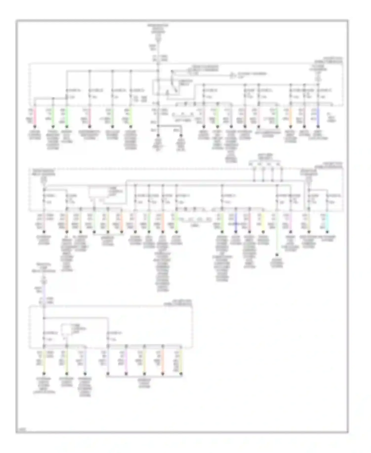 J30 Infiniti I (1992-1997): Power distribution circuit (2 of 2)