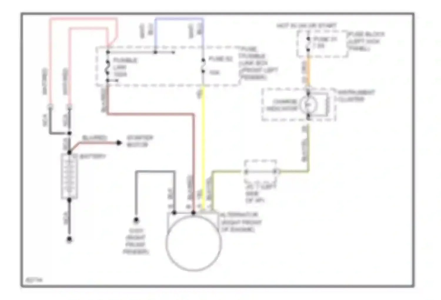 J30 Infiniti I (1992-1997): Charging circuit