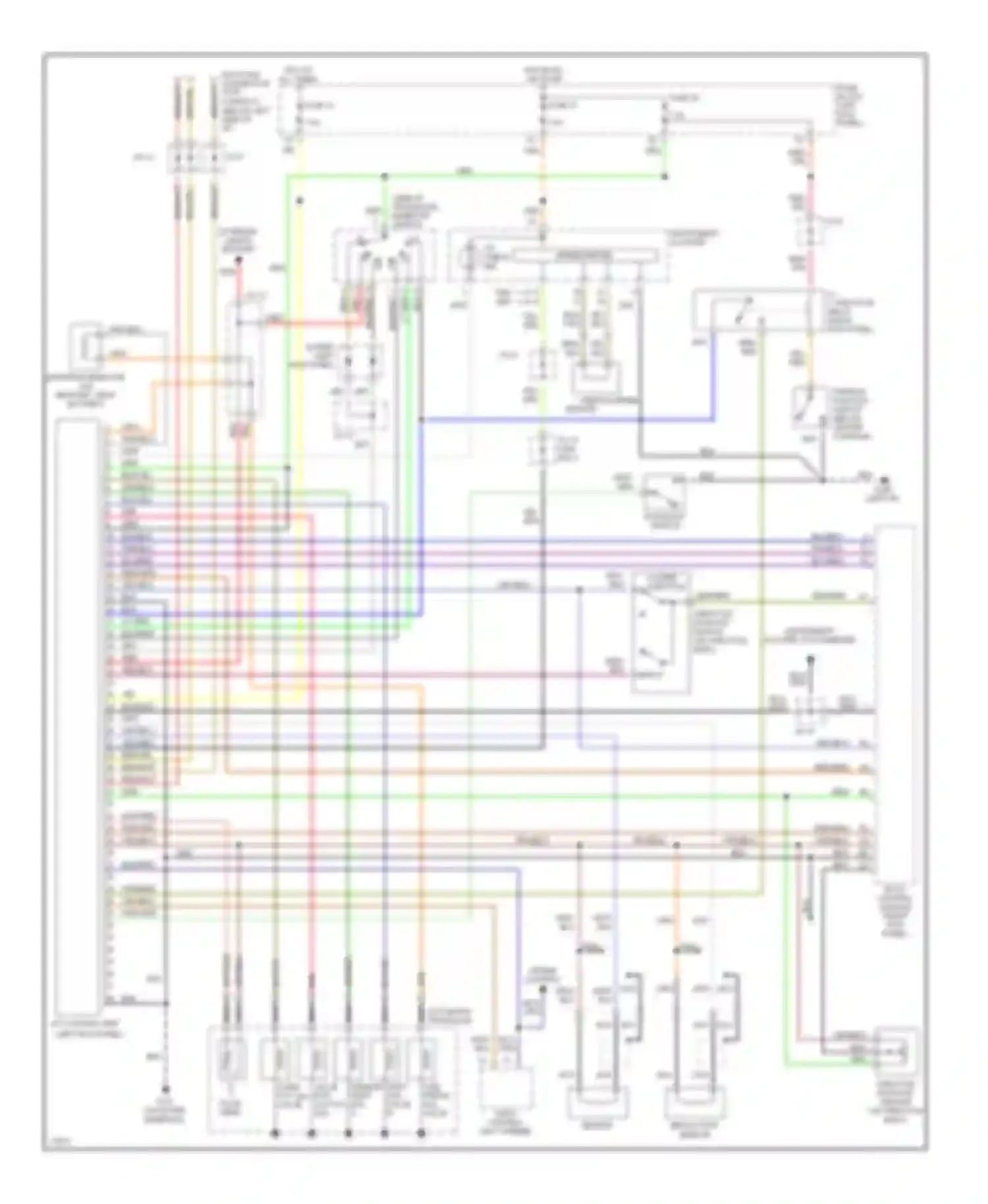 J30 Infiniti I (1992-1997): Transmission circuit