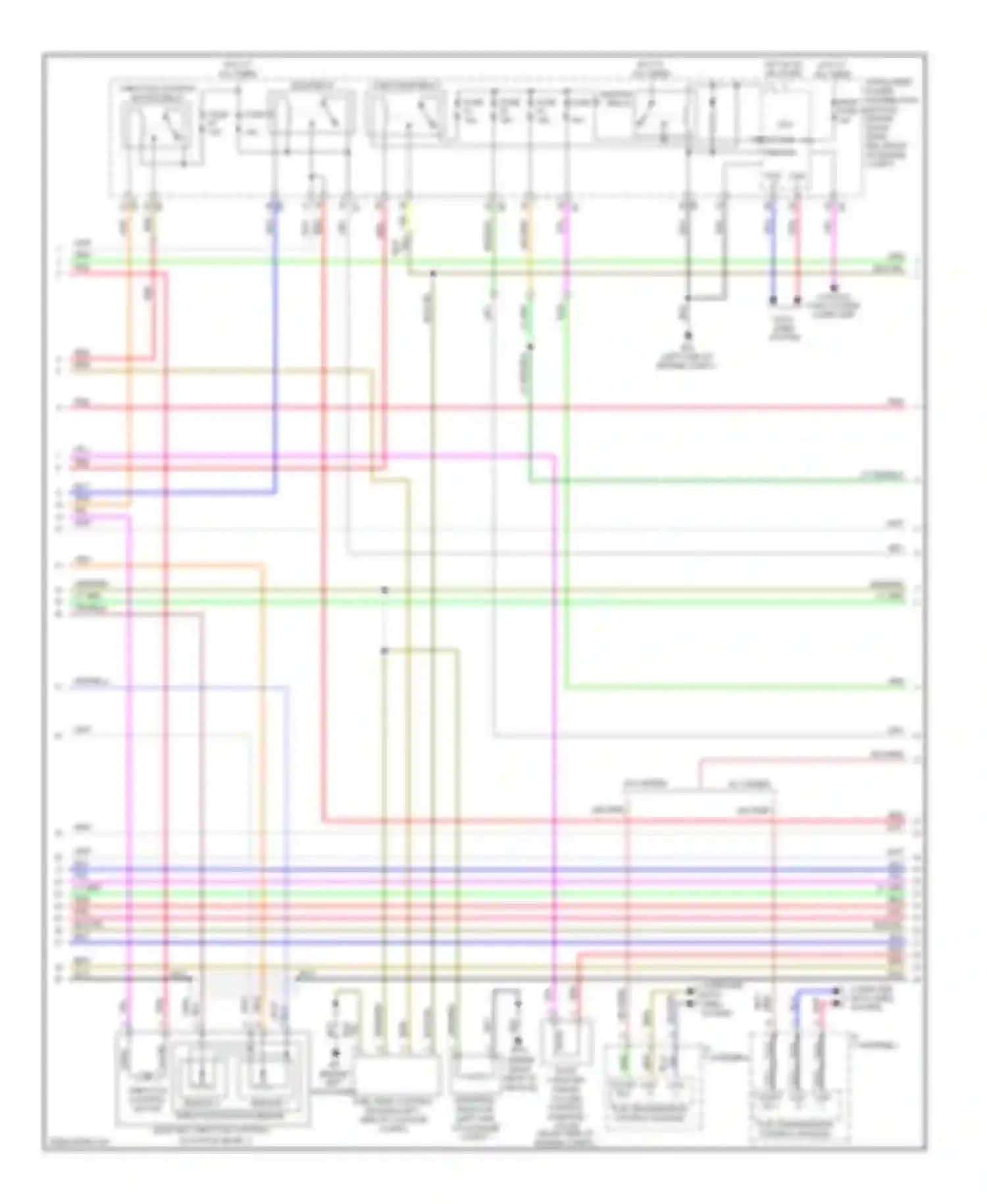 M35 Infiniti III facelift (2008-2010): Wiring diagram engine performance 3.5l (2 of 4)