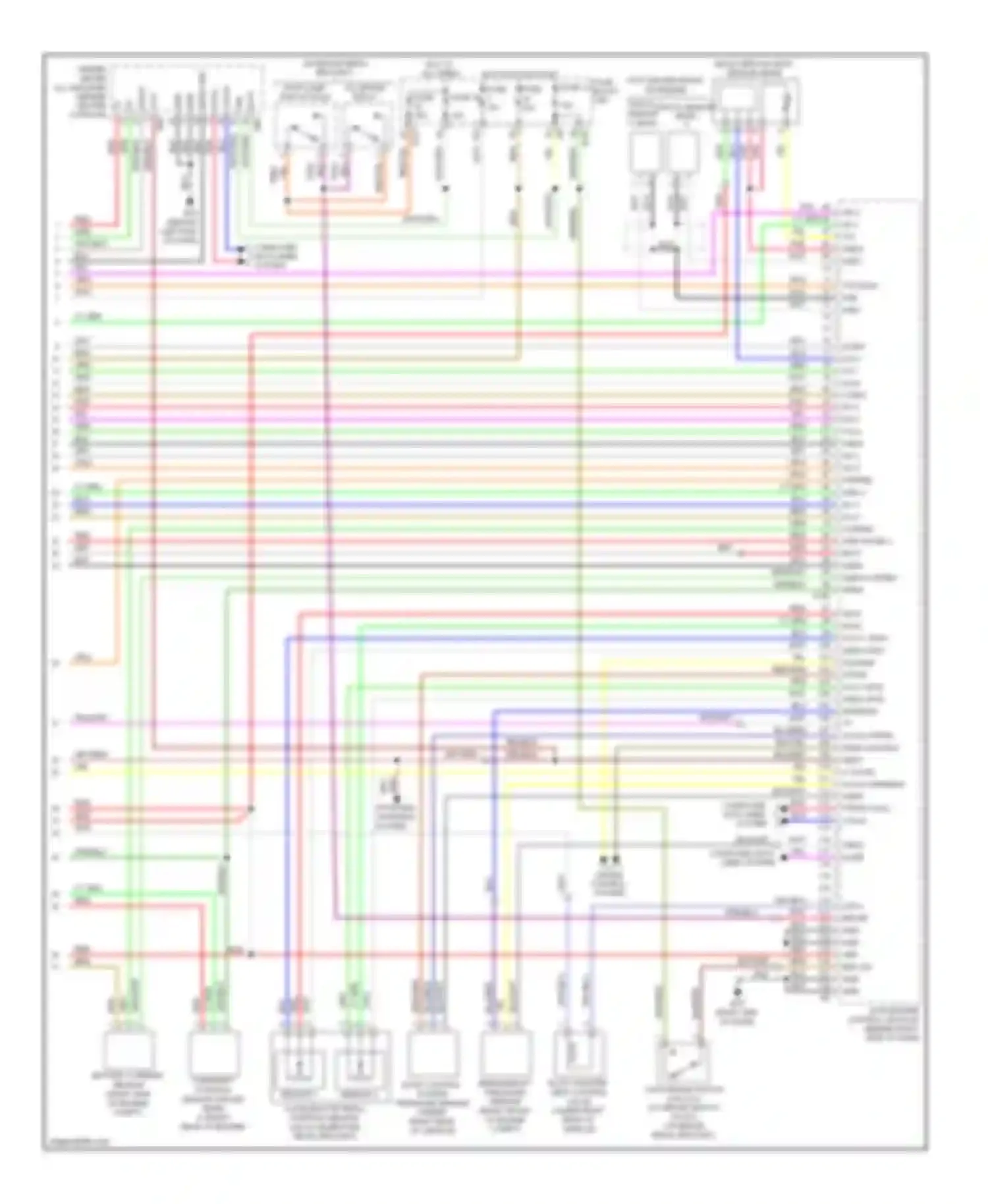 M35 Infiniti III facelift (2008-2010): Wiring diagram engine performance 3.5l (4 of 4)