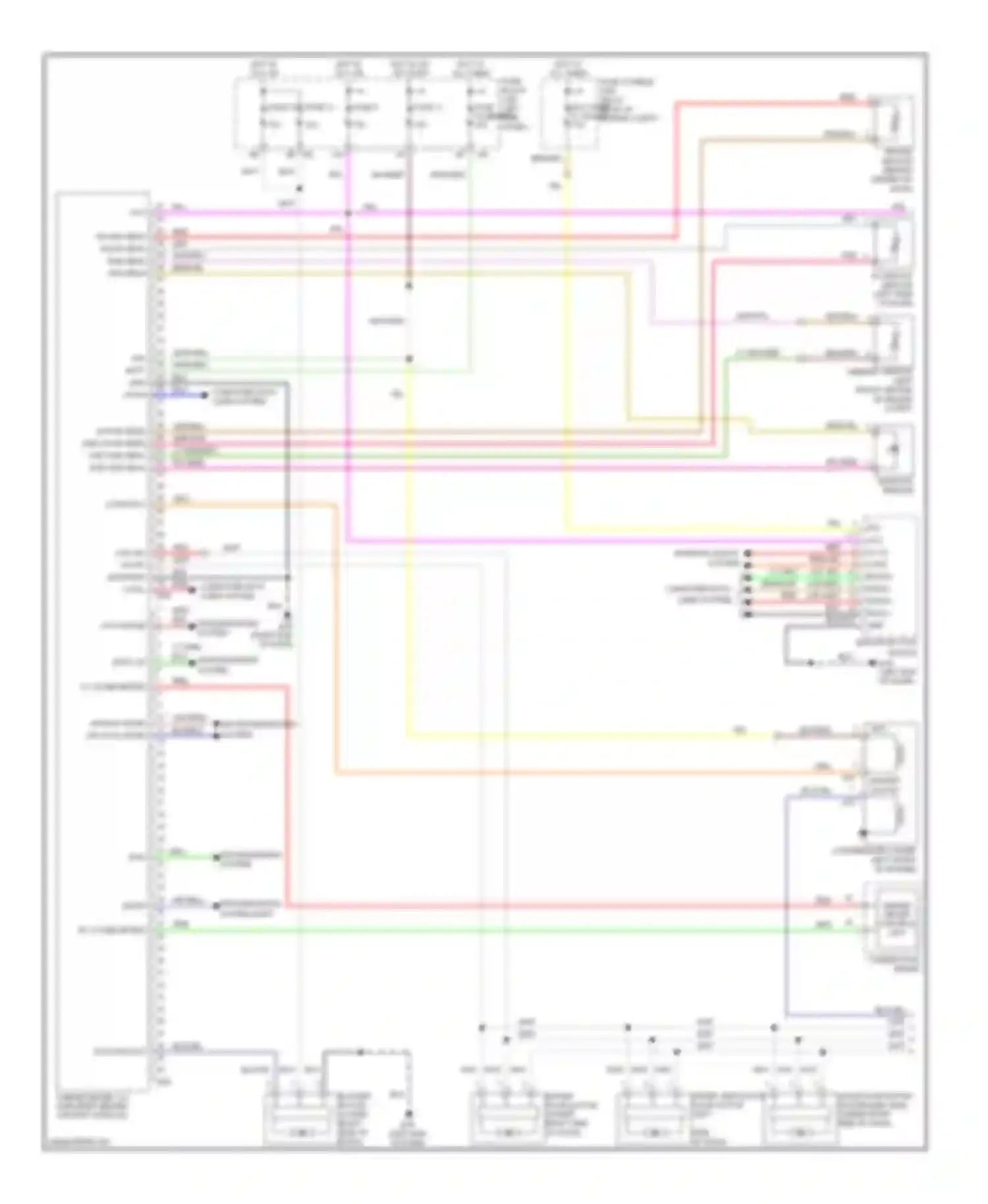 M35 Infiniti III (2005-2008): Automatic a/c circuit (1 of 2)