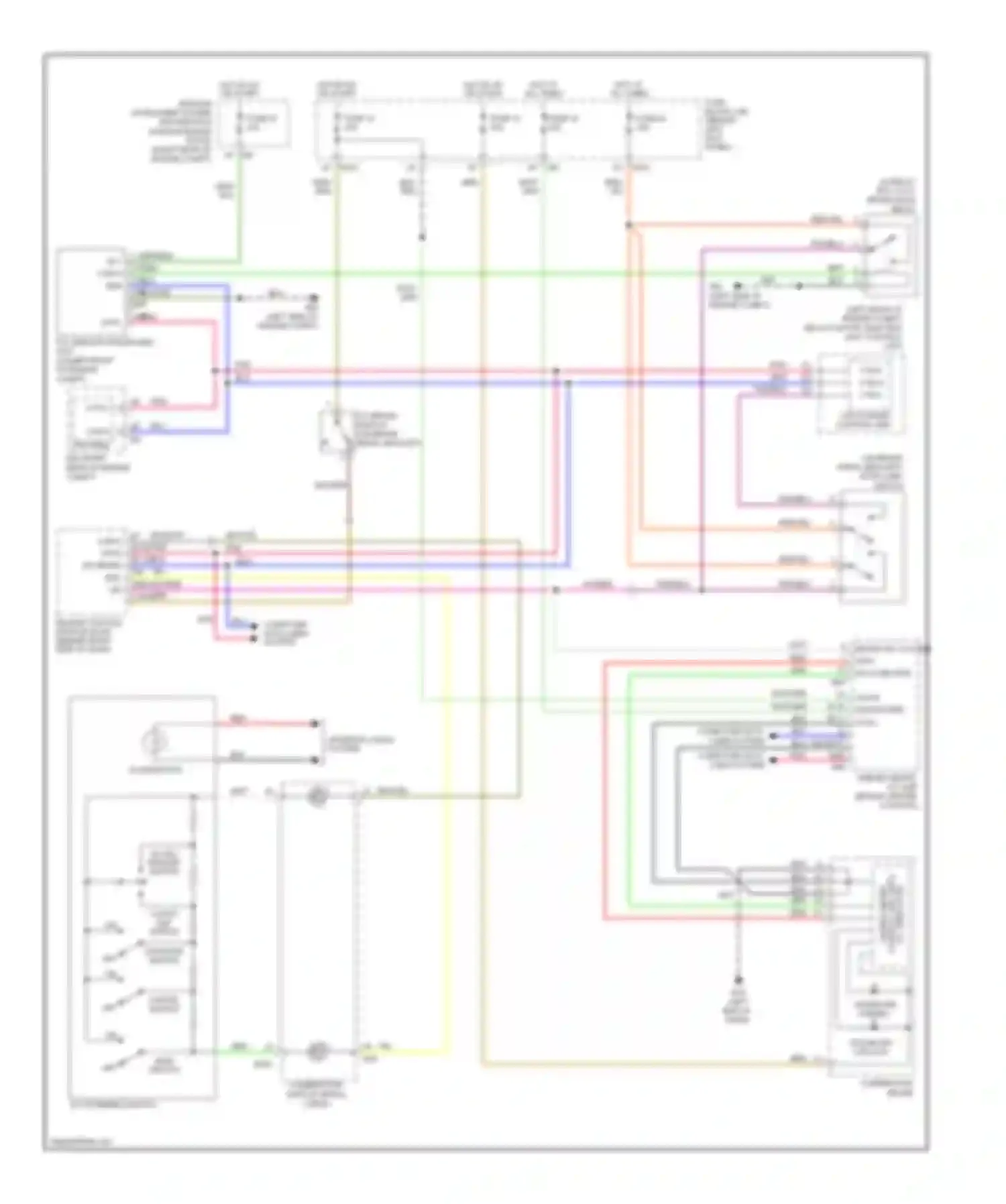 M35 Infiniti III (2005-2008): Cruise control circuit, with icc