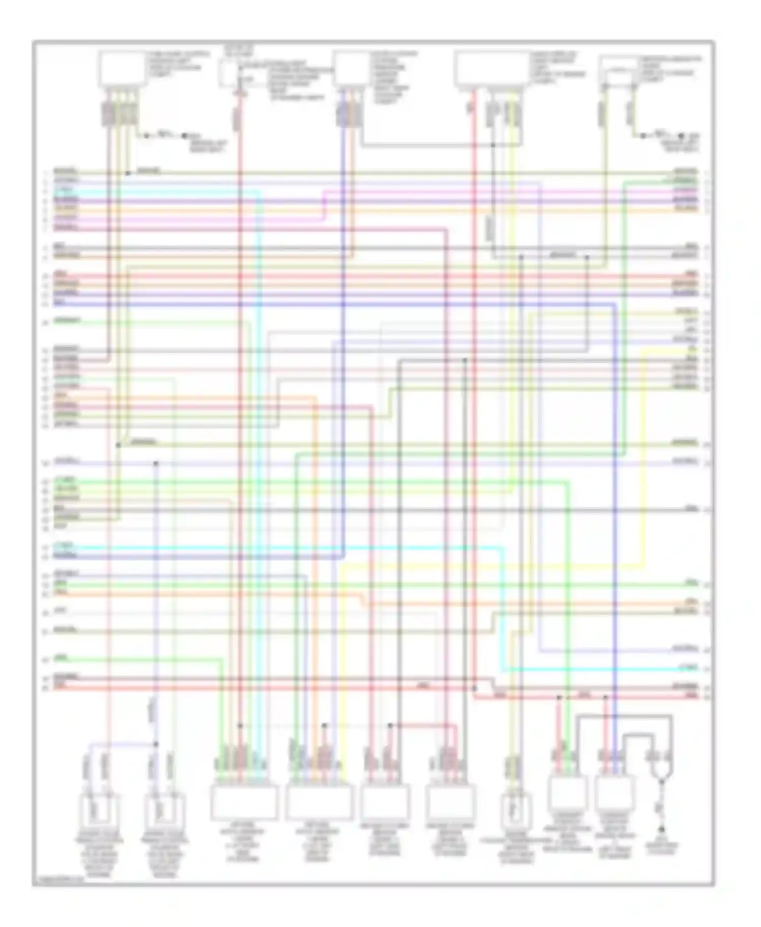 M35 Infiniti III (2005-2008): Wiring diagram engine performance 3.5l (3 of 4)
