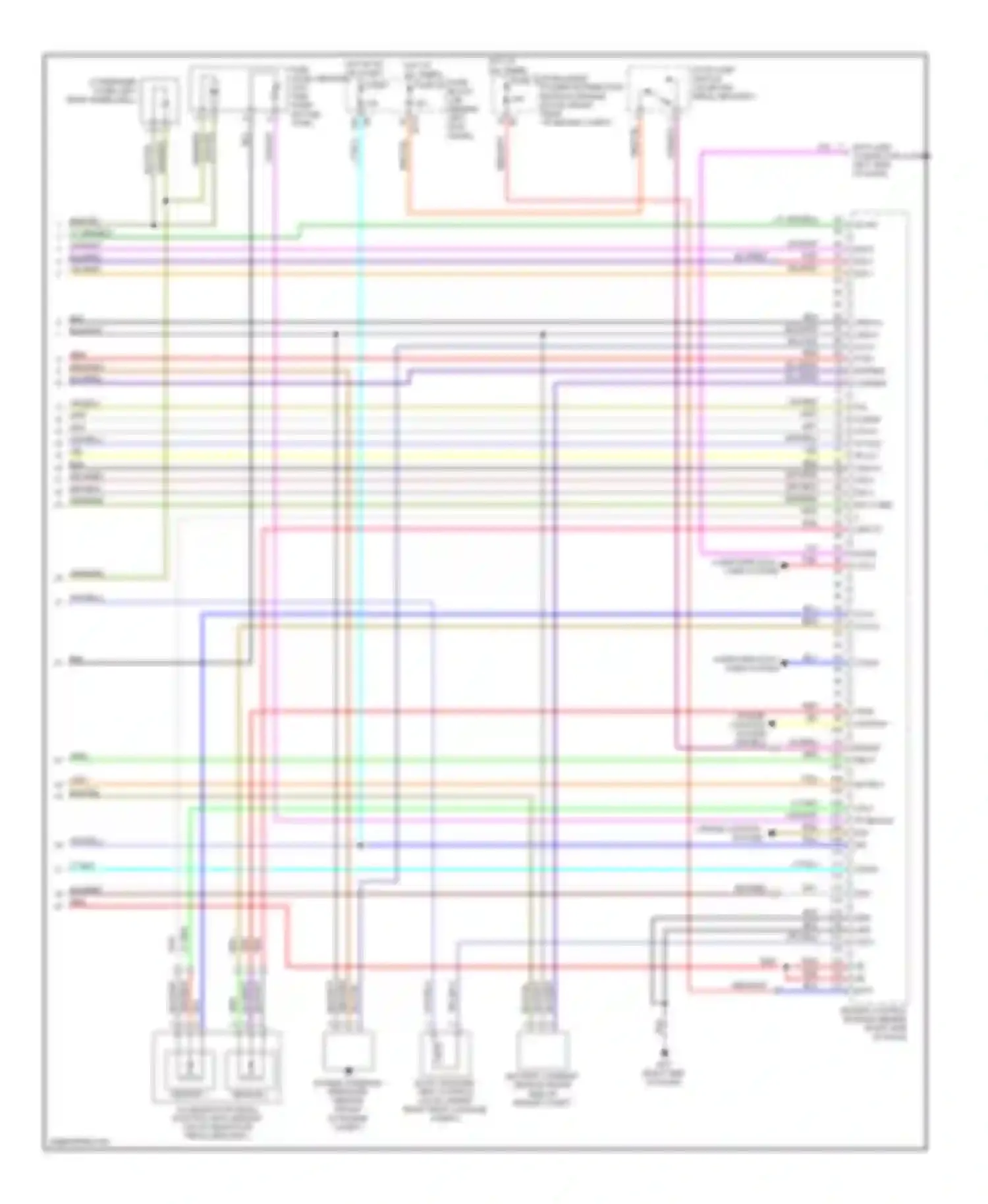 M35 Infiniti III (2005-2008): Wiring diagram engine performance 3.5l (4 of 4)