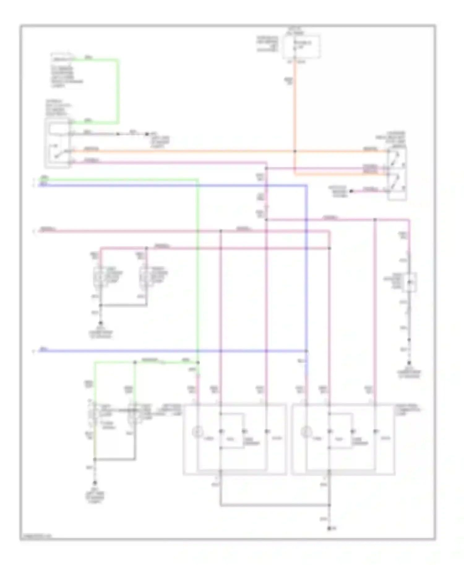 M35 Infiniti III (2005-2008): Exterior lamps circuit (3 of 3)