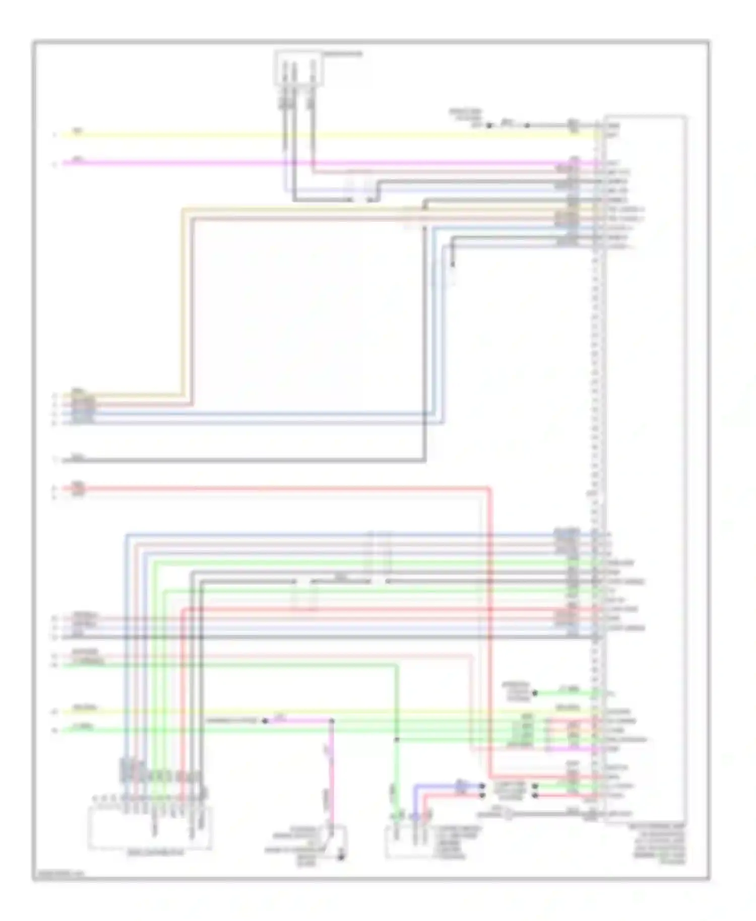 M35 Infiniti III (2005-2008): Navigation circuit, with mobile entertainment system & bose audio 2 channel system (6 of 6)