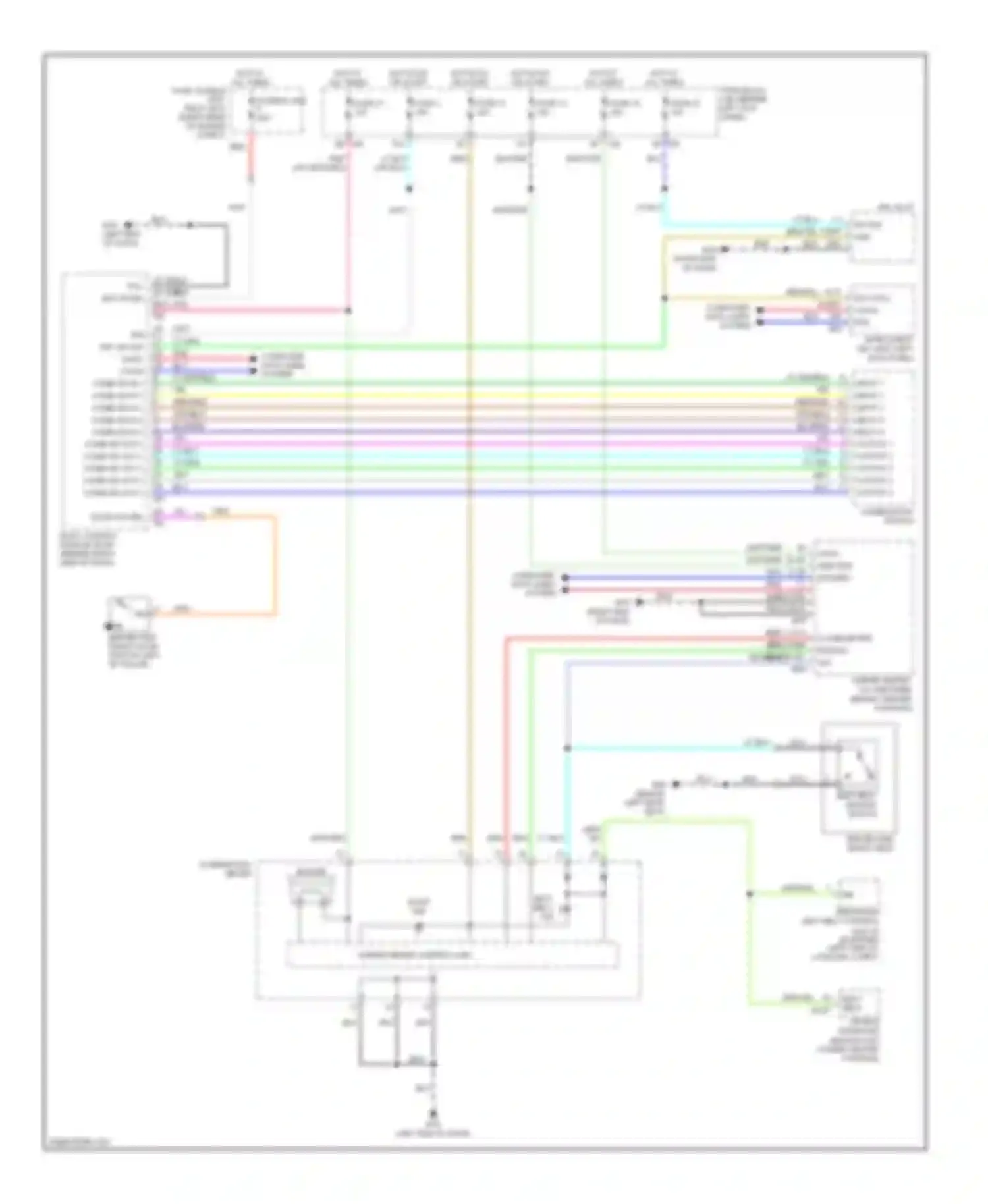 M35 Infiniti III (2005-2008): Chime circuit