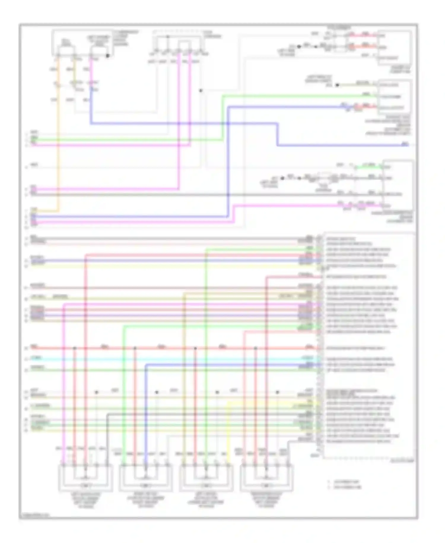 M37 Infiniti IV (2010-2014): Automatic a/c circuit (3 of 4)