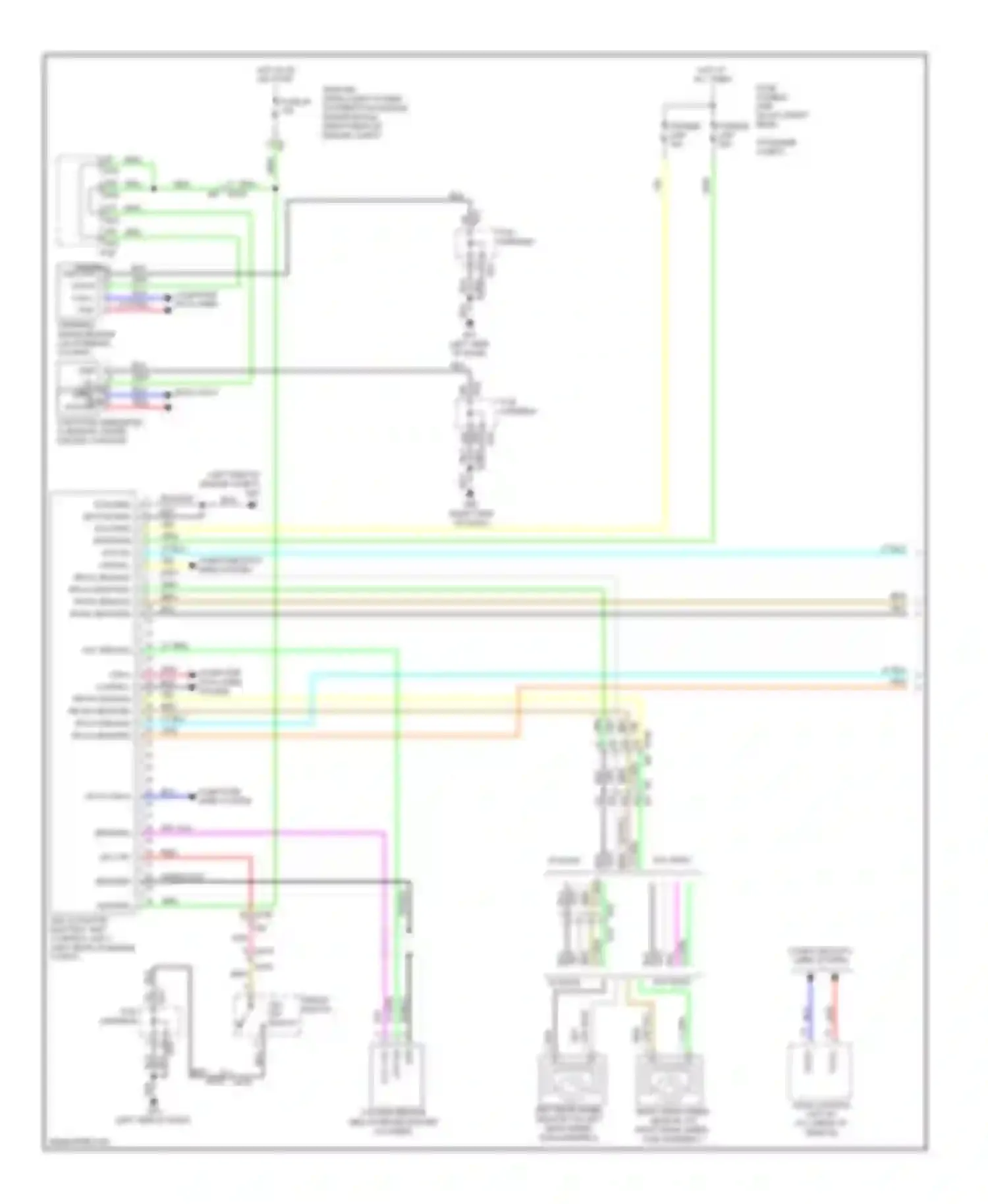 M37 Infiniti IV (2010-2014): Anti-lock brakes circuit (1 of 2)